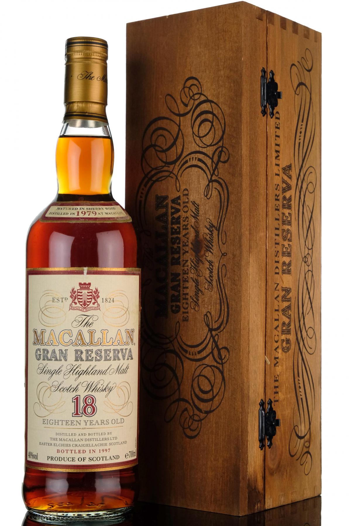 Macallan 1979-1997 - 18 Year Old - Gran Reserva