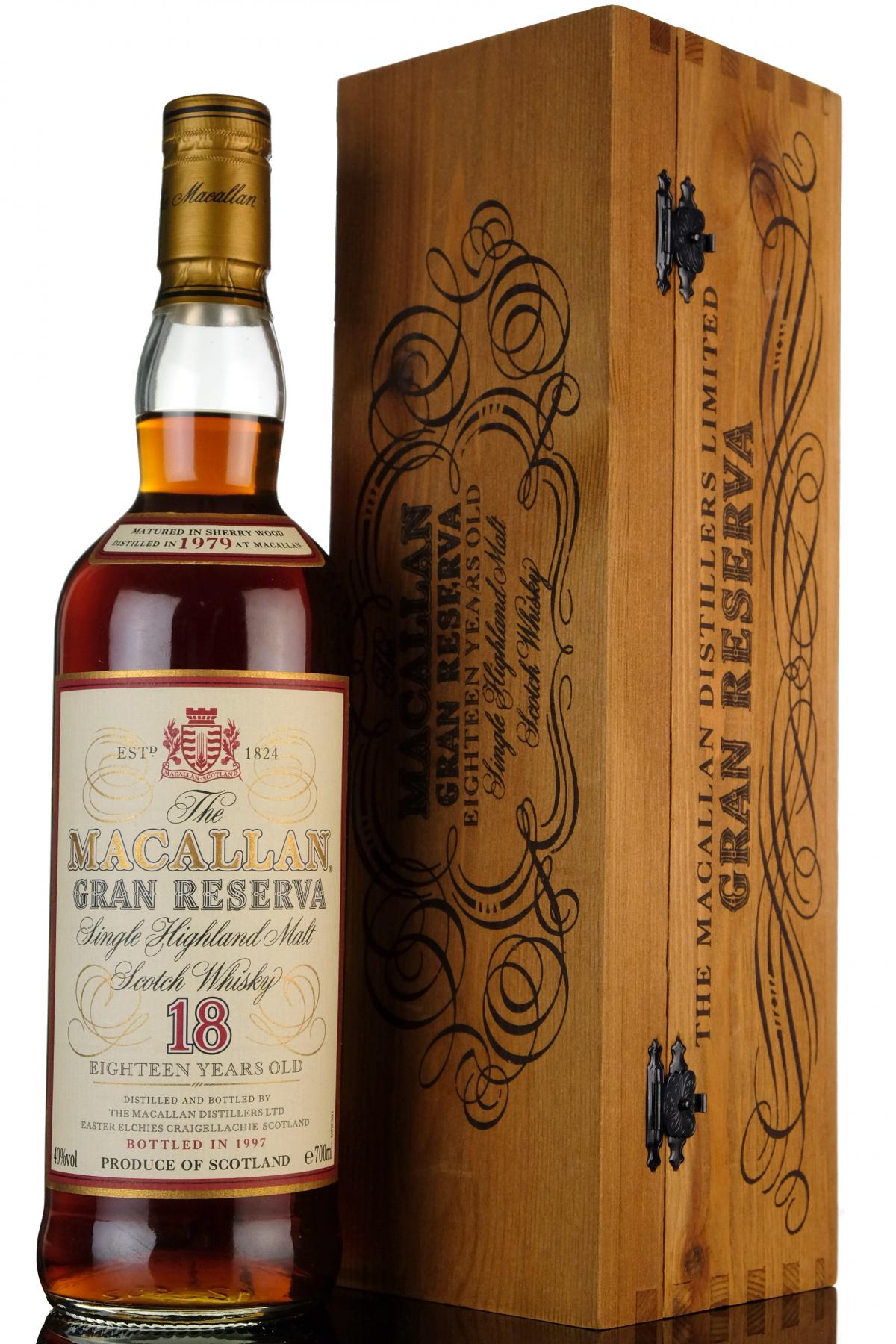 Macallan 1979-1997 - 18 Year Old - Gran Reserva