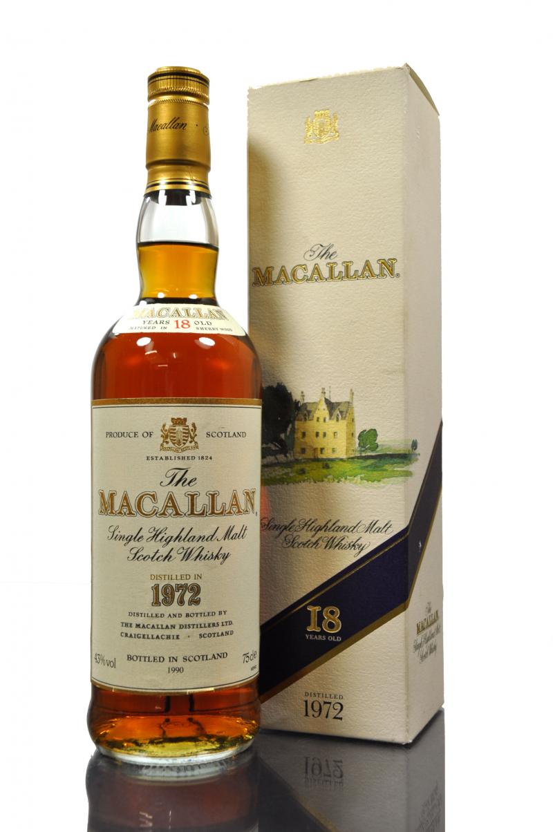 Macallan 1972-1990 - 18 Year Old