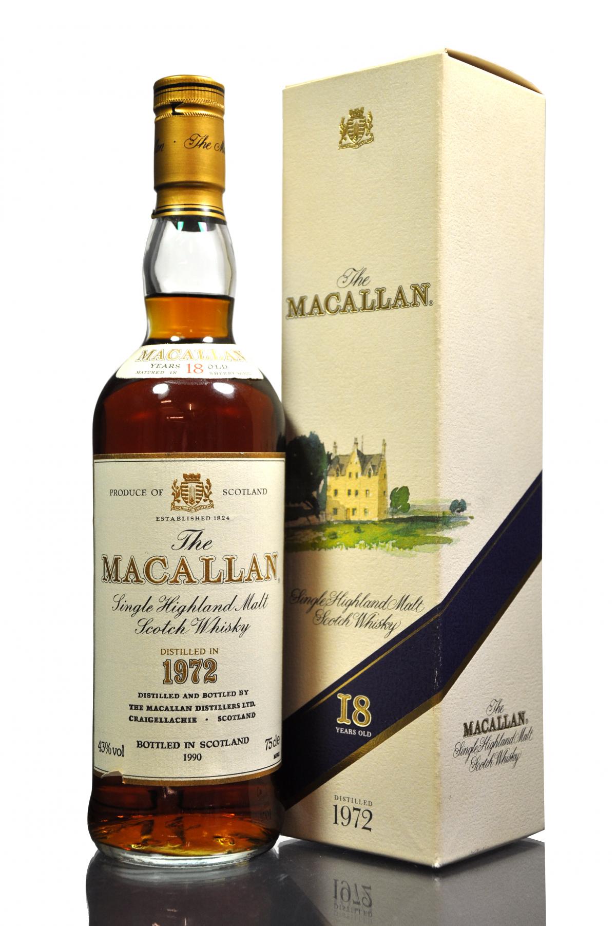 Macallan 1972-1990 - 18 Year Old