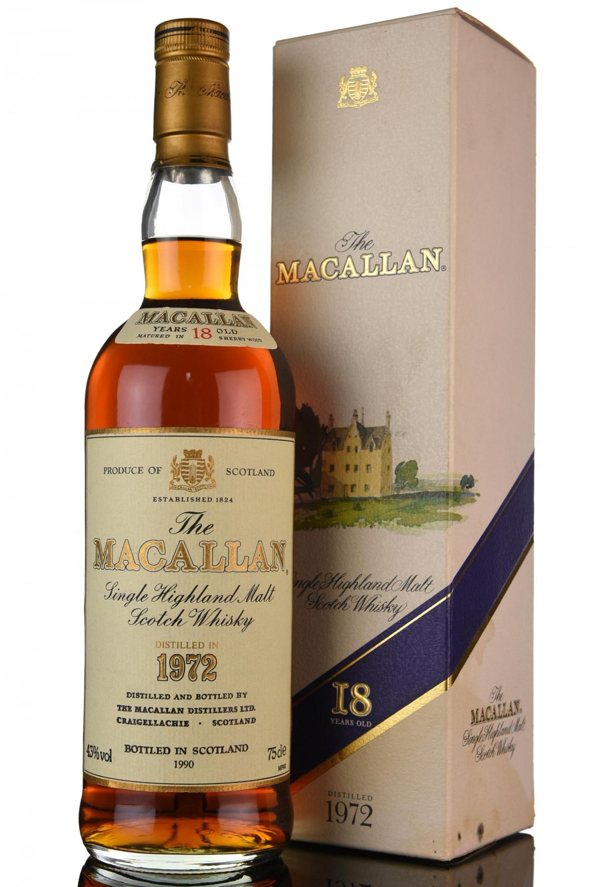 Macallan 1972-1990 - 18 Year Old