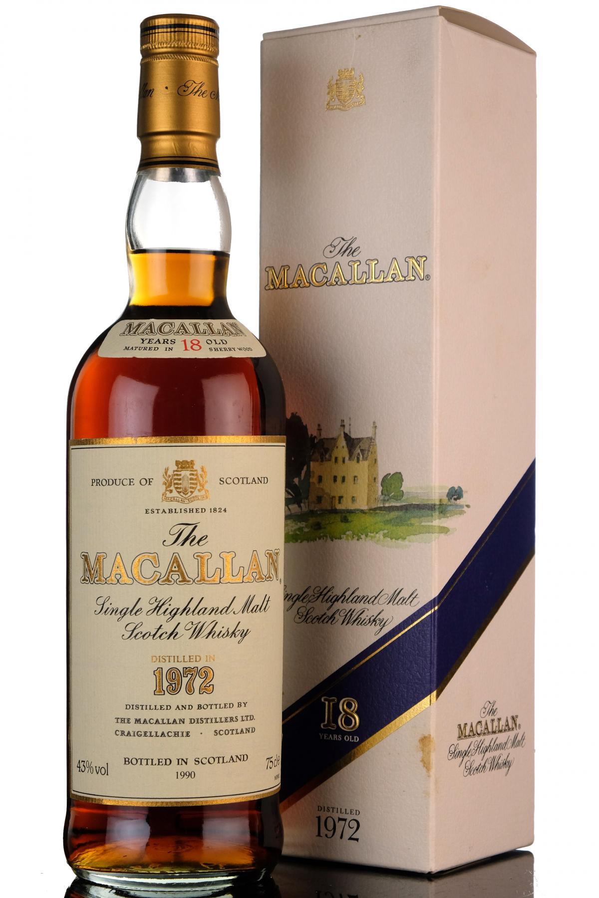 Macallan 1972-1990 - 18 Year Old