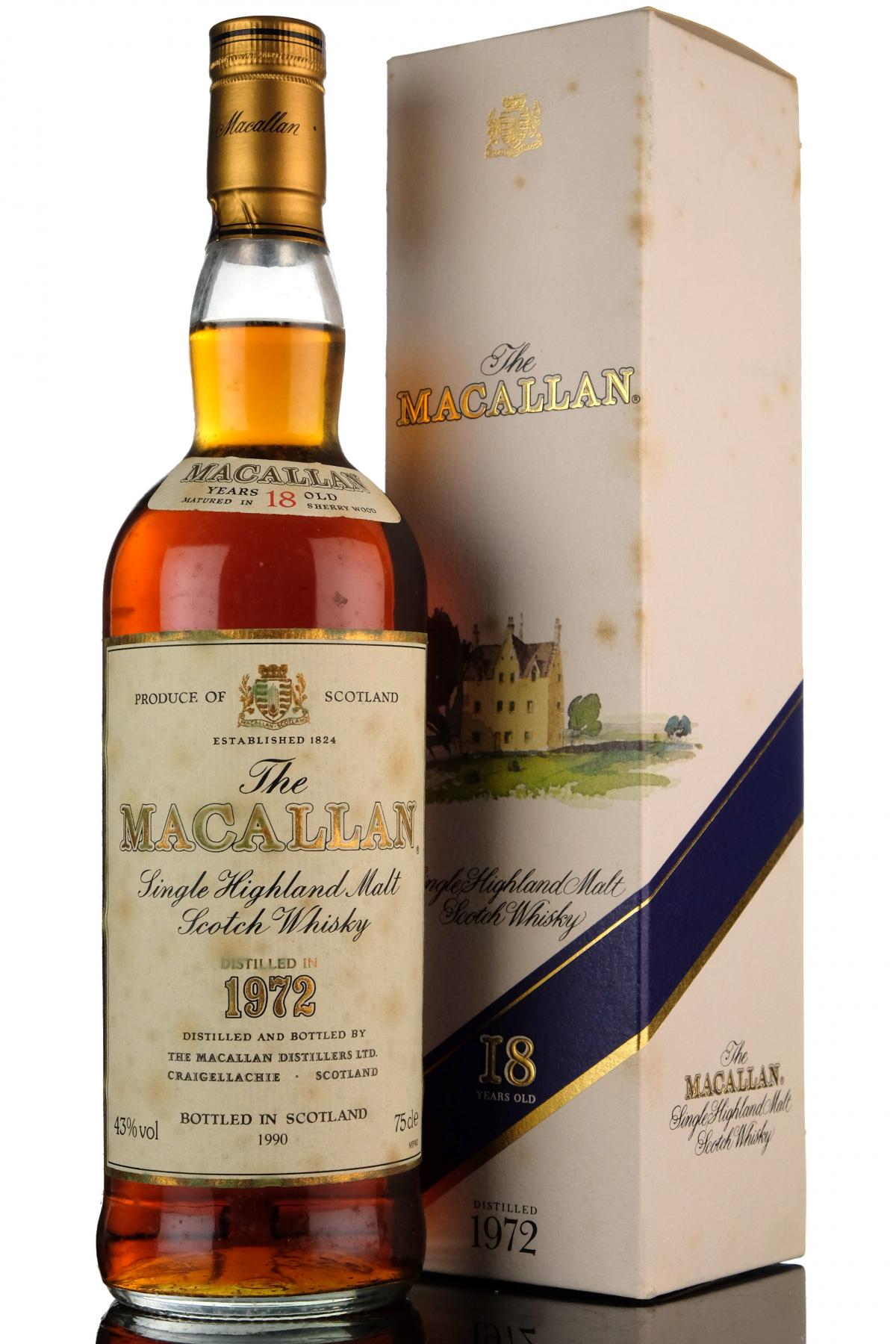 Macallan 1972-1990 - 18 Year Old