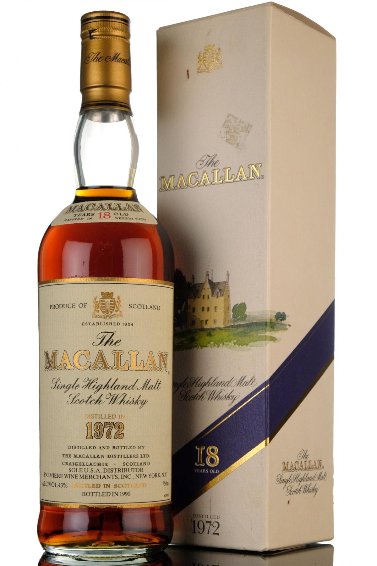 Macallan 1972-1990 - 18 Year Old