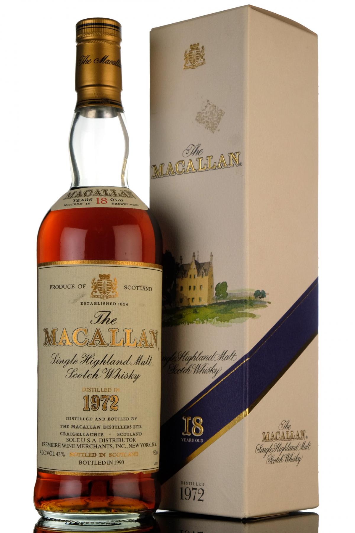 Macallan 1972-1990 - 18 Year Old