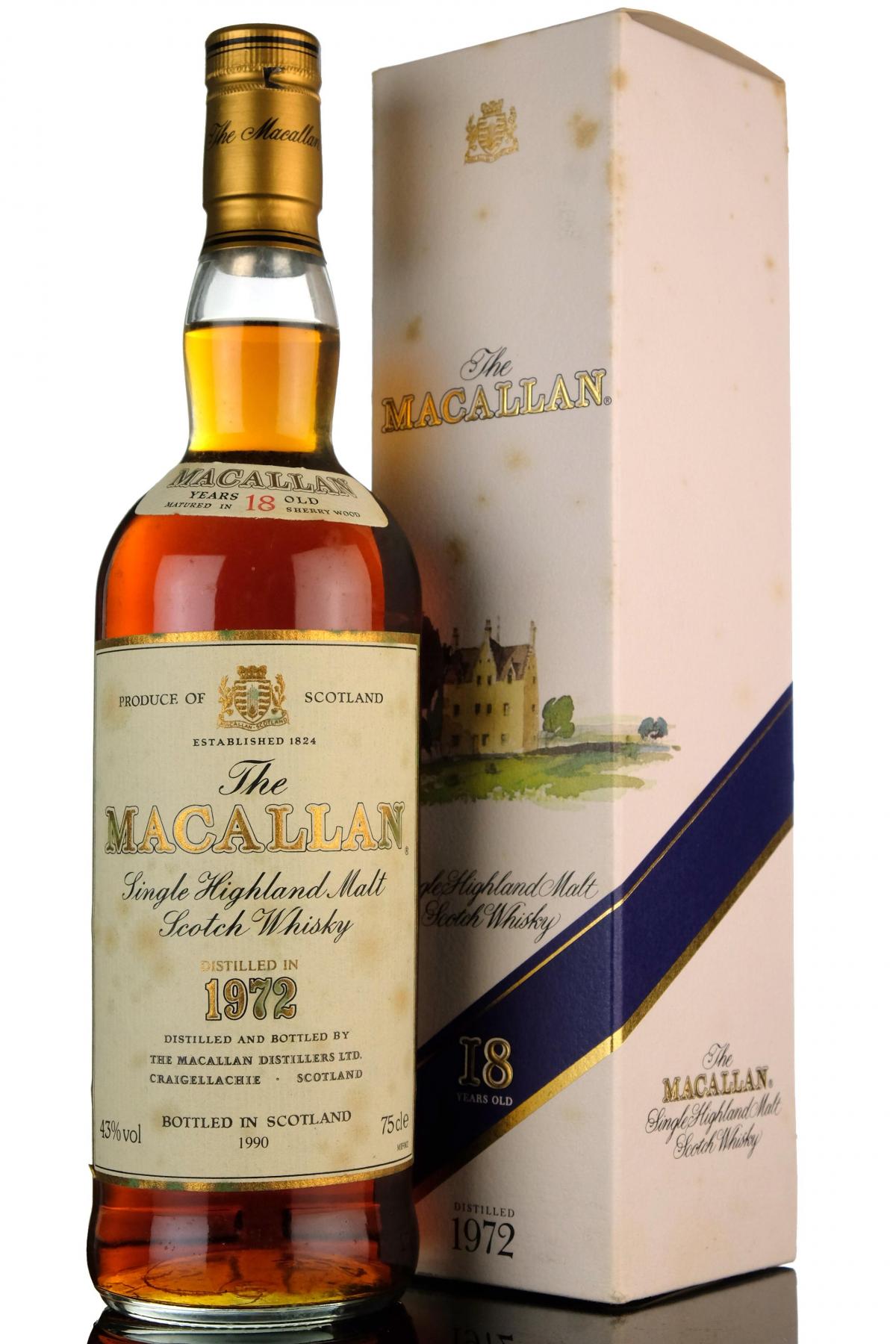 Macallan 1972-1990 - 18 Year Old