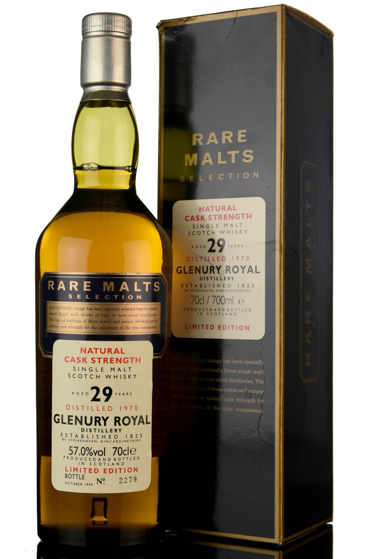 Glenury Royal 1970-1999 - 29 Year Old - Rare Malts 57.0%