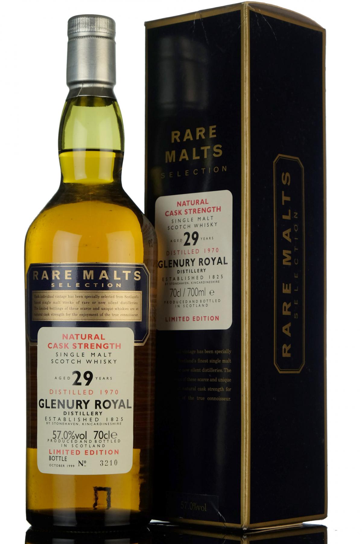 Glenury Royal 1970-1999 - 29 Year Old - Rare Malts 57.0%