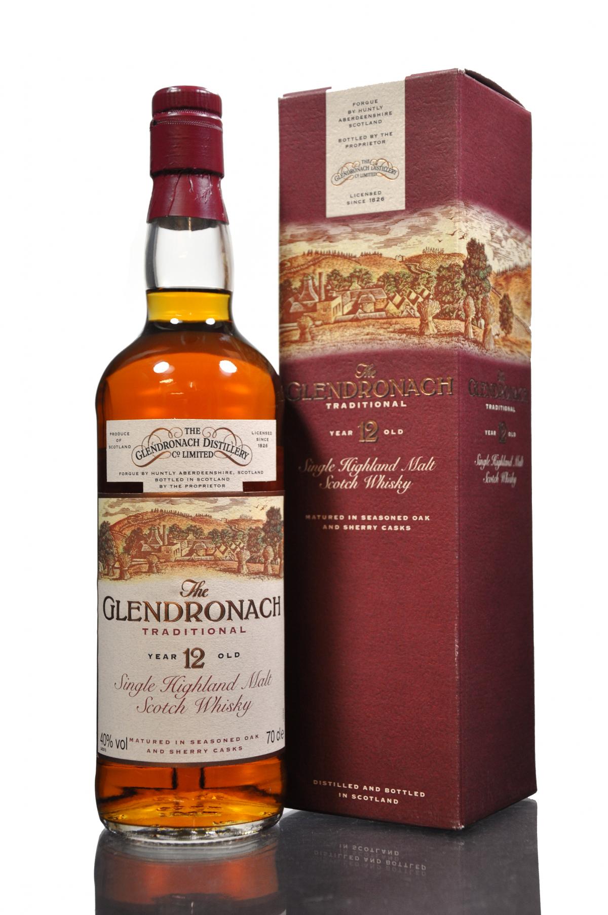 Glendronach 12 Year Old - Traditional - 1990s