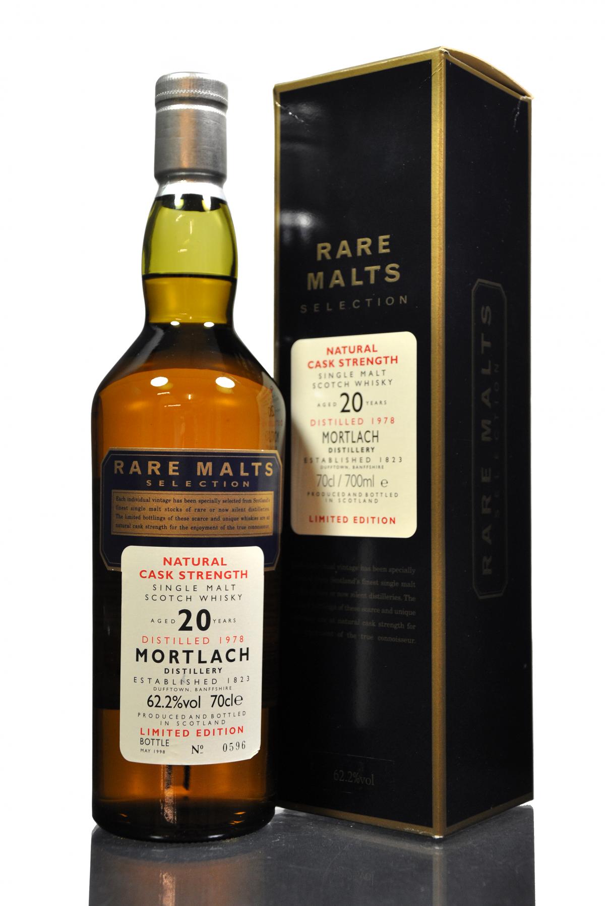 Mortlach 1978-1998 - 20 Year Old - Rare Malts 62.2%