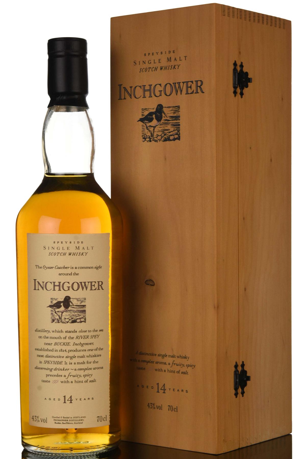 Inchgower 14 Year Old - Flora & Fauna - Wooden Box Series