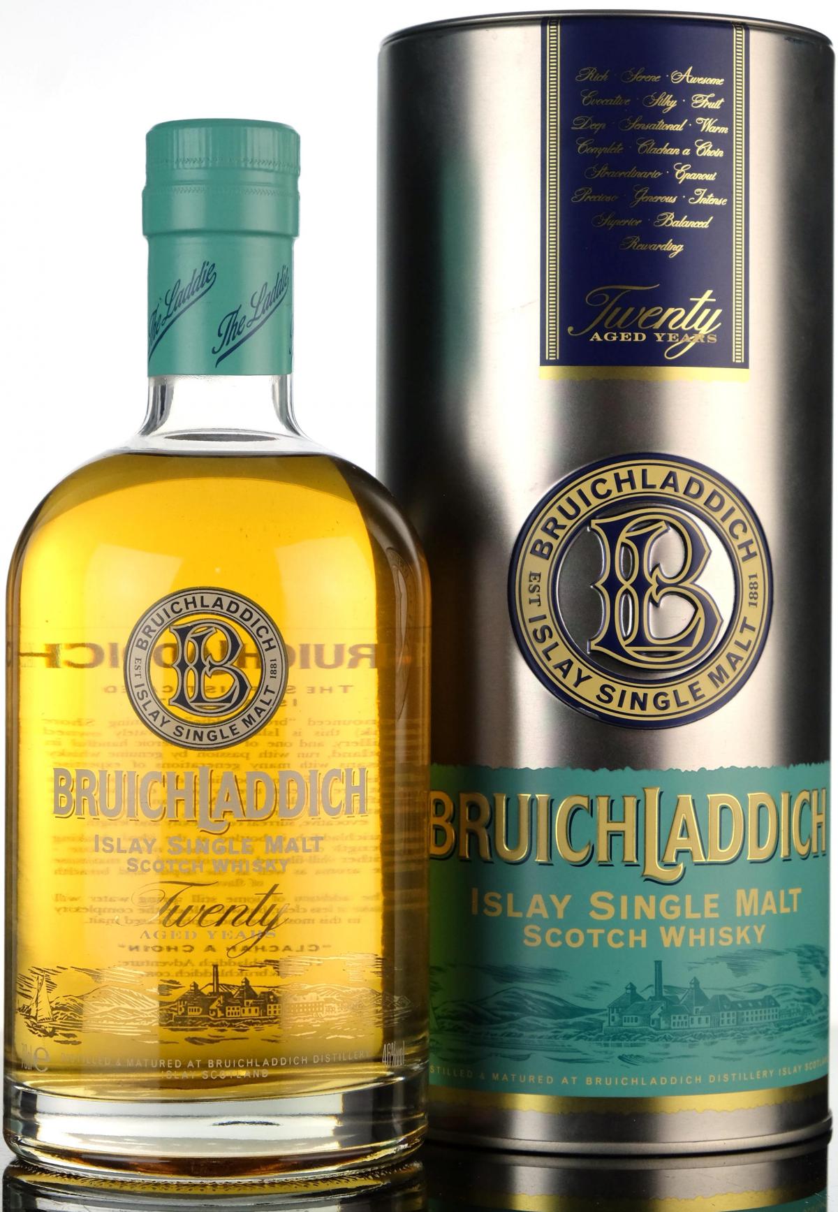 Bruichladdich 20 Year Old - 1st Edition - 2001 Release