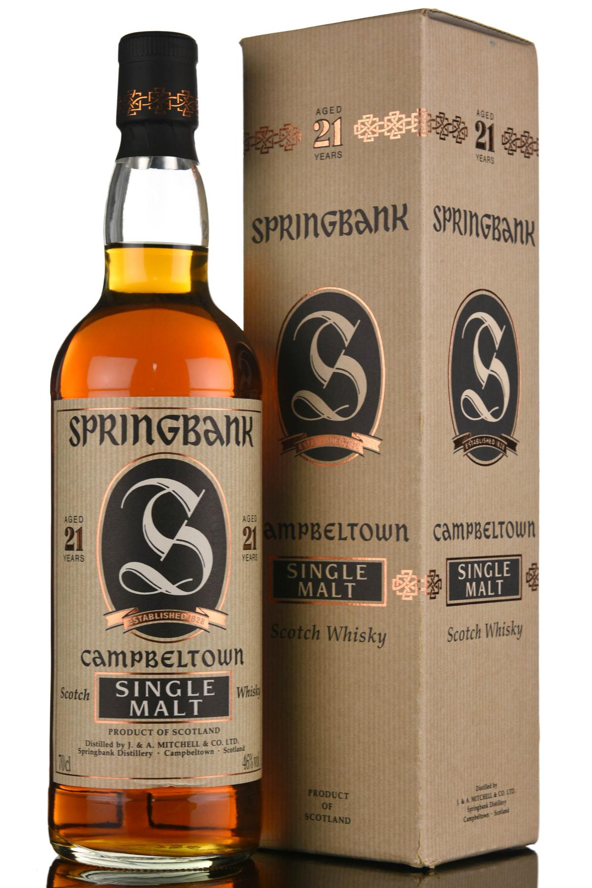 Springbank 21 Year Old