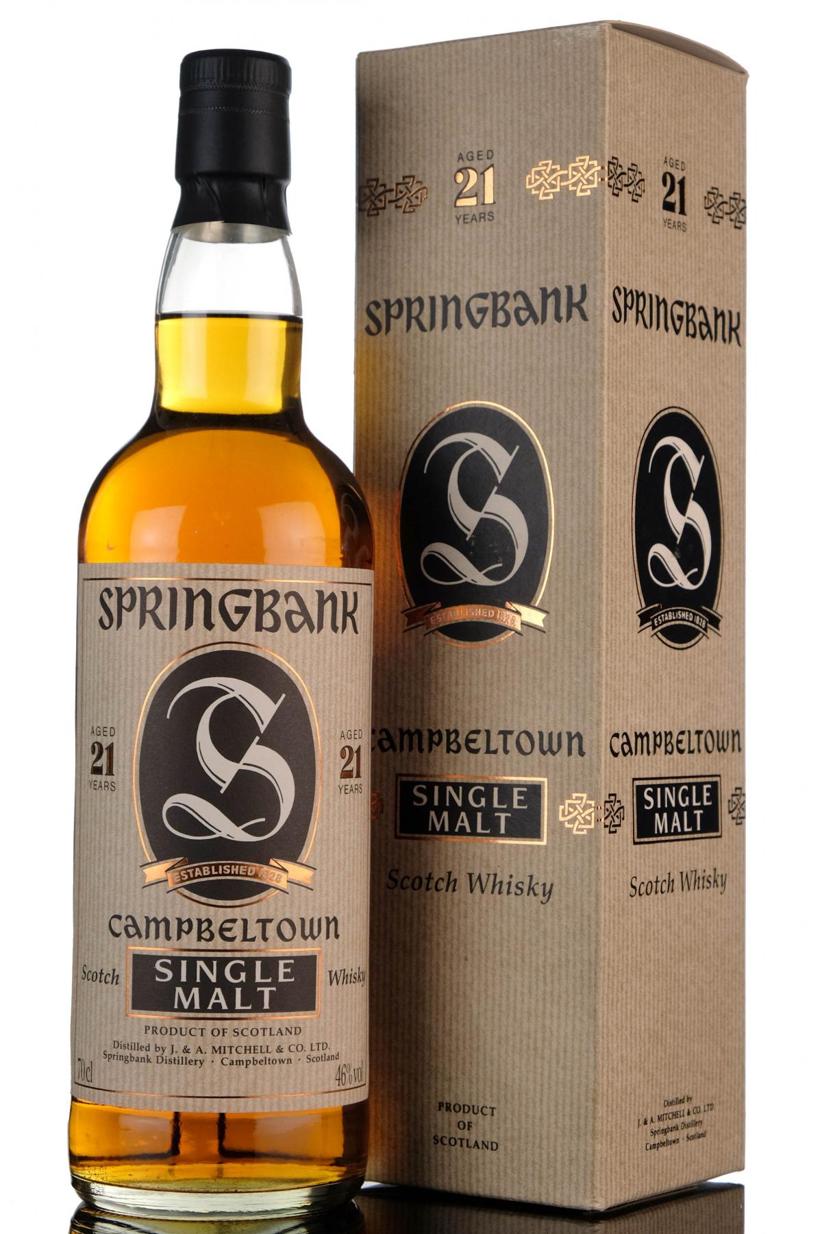 Springbank 21 Year Old