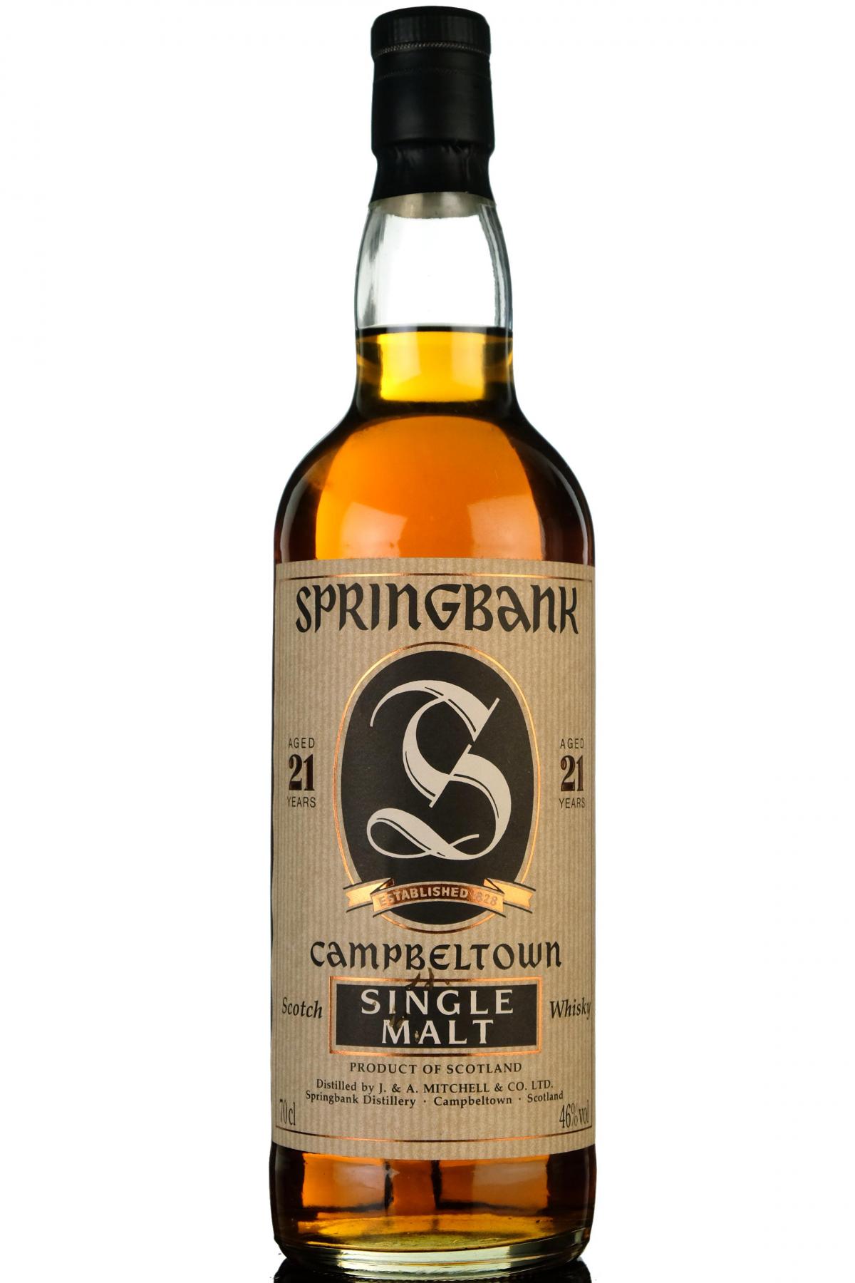 Springbank 21 Year Old