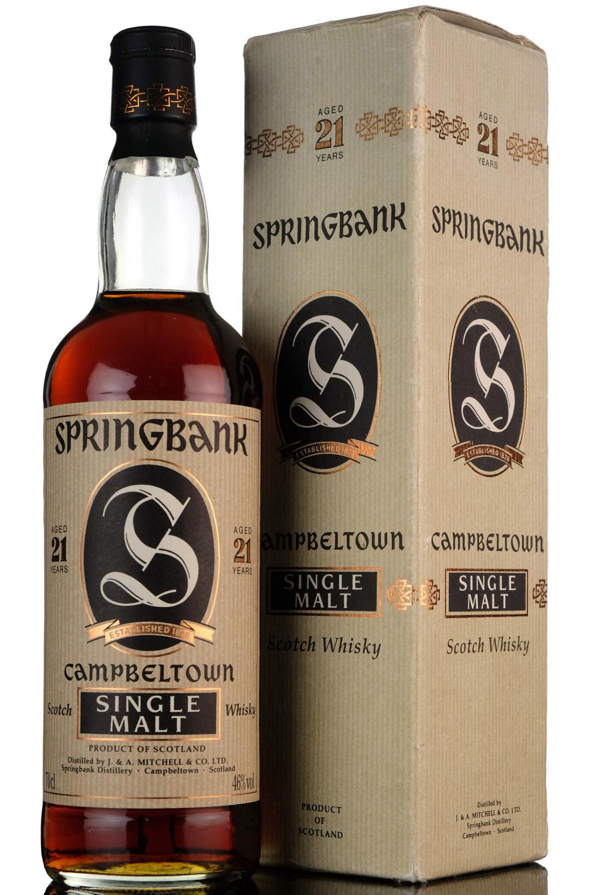 Springbank 21 Year Old