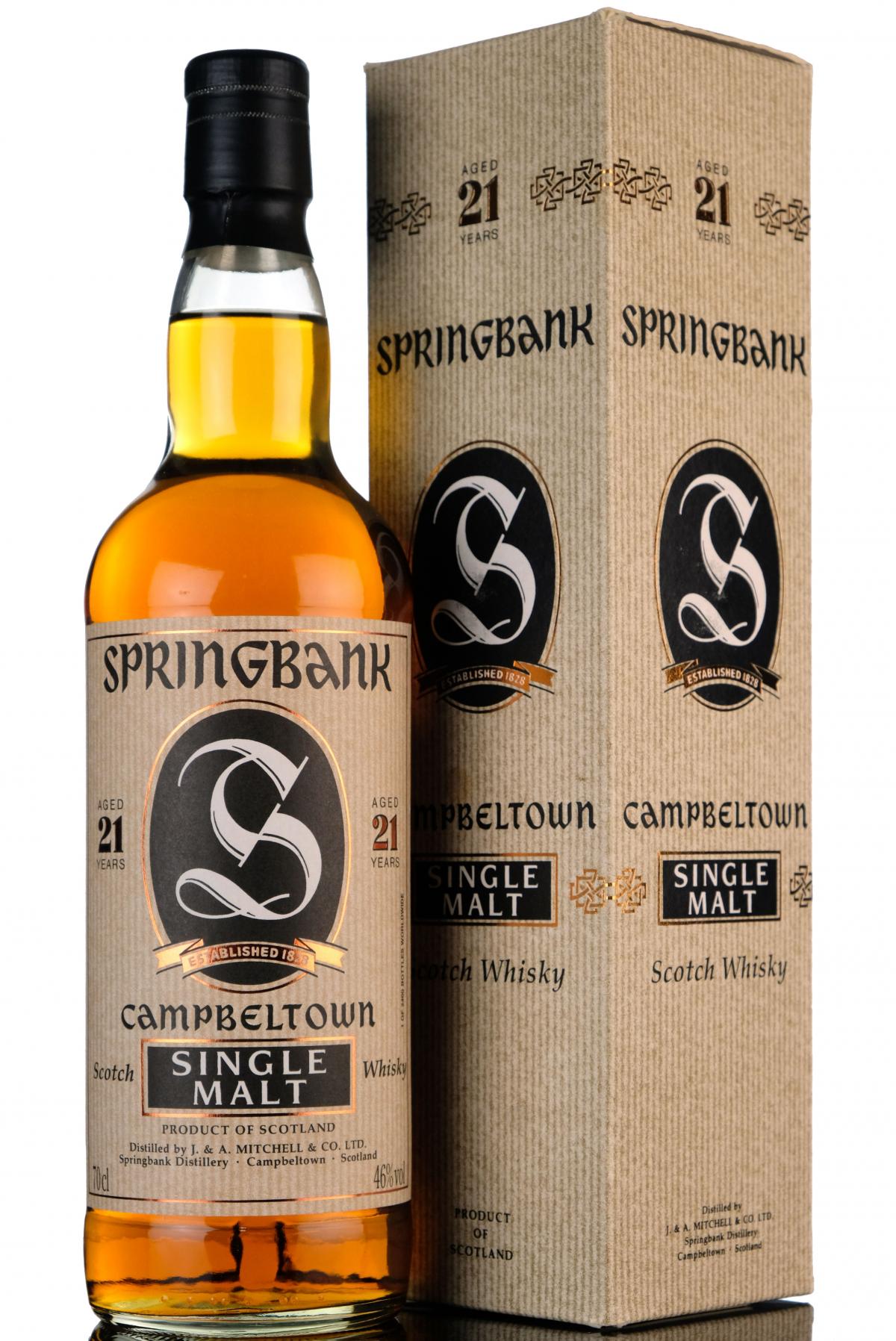 Springbank 21 Year Old