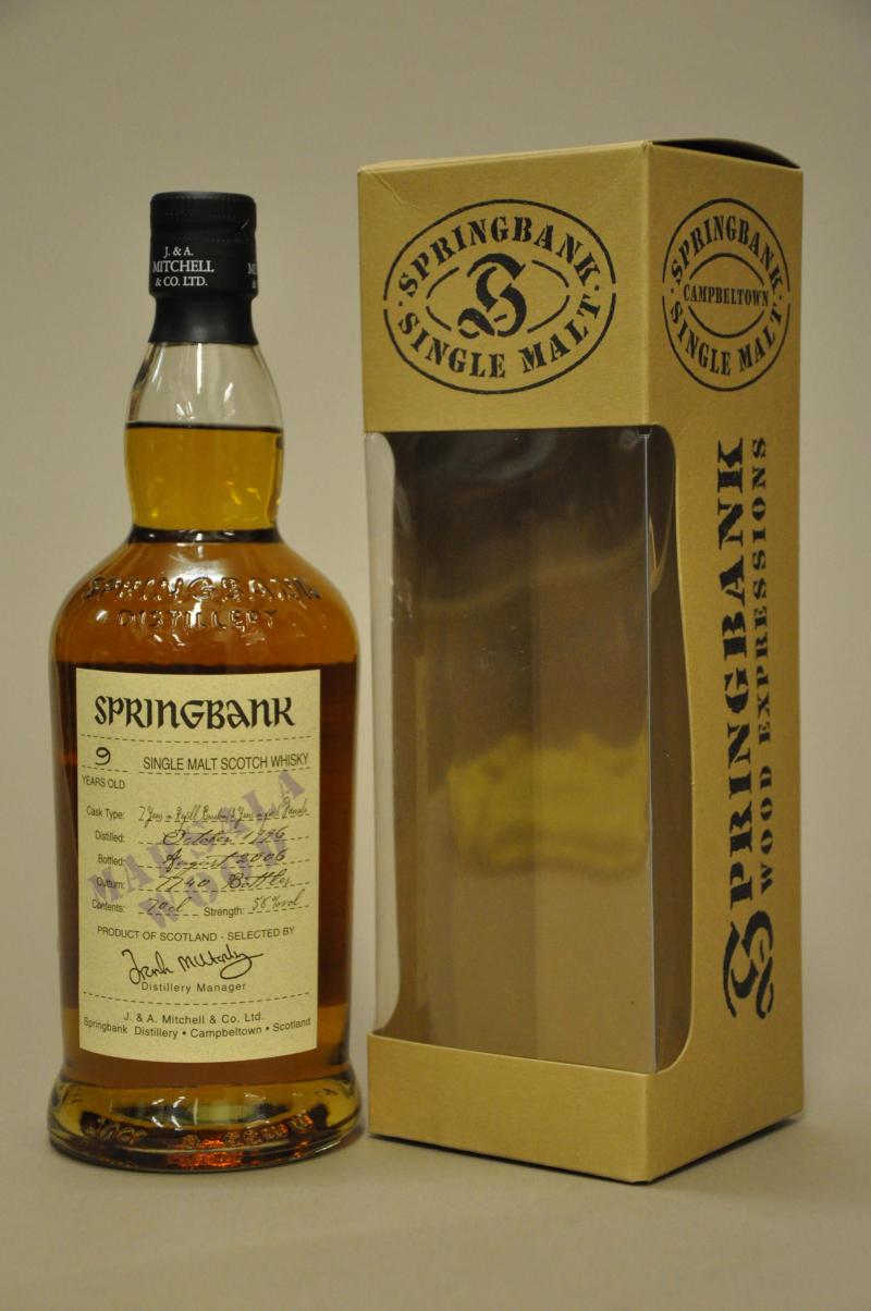 Springbank 1996-2006 - 9 Year Old - Marsala Wood