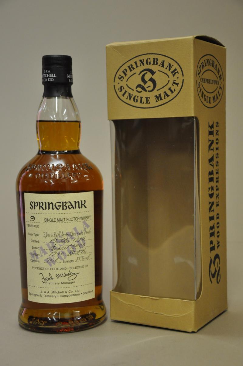 Springbank 1996-2006 - 9 Year Old - Marsala Wood