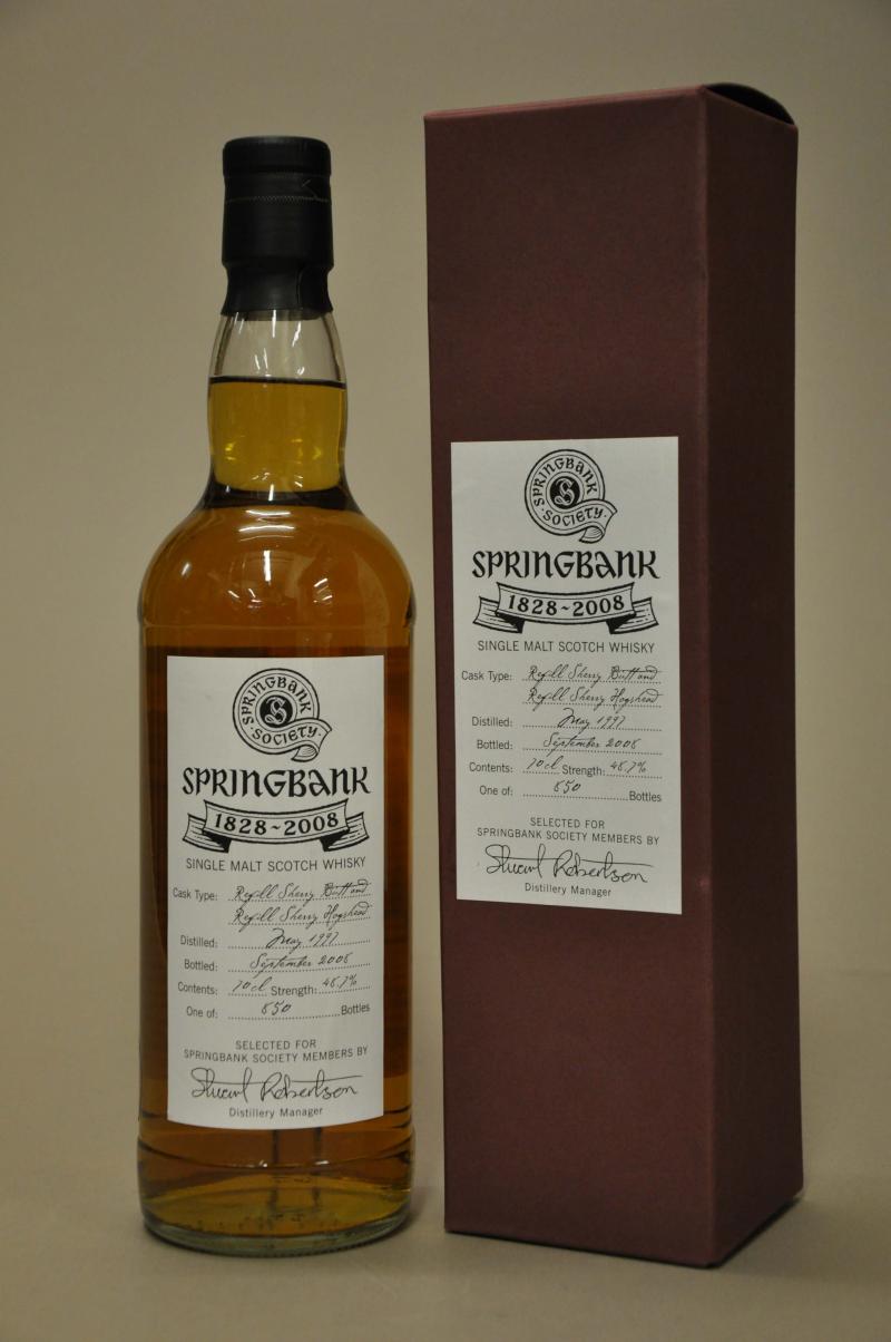 Springbank 1997 - Society Bottling