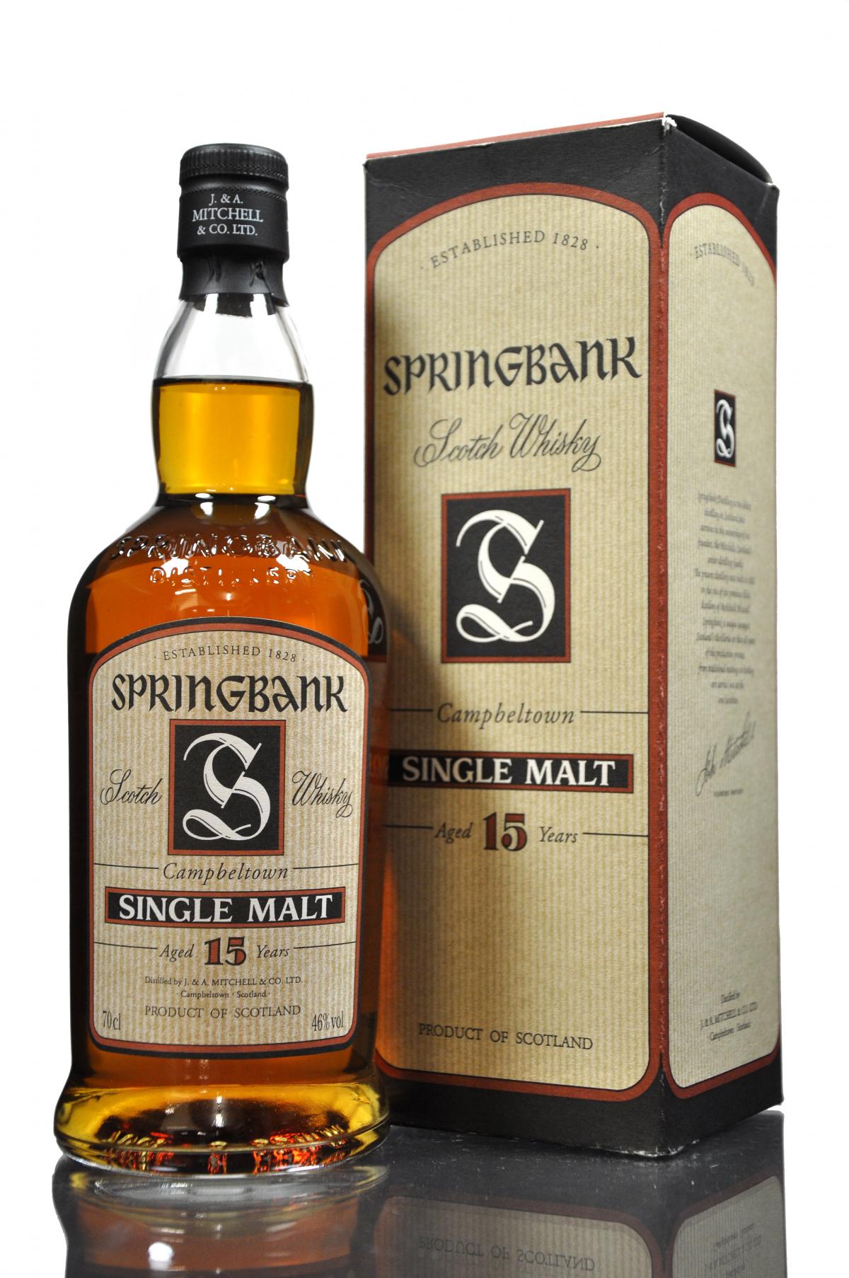 Springbank 15 Year Old - Mid 2000s