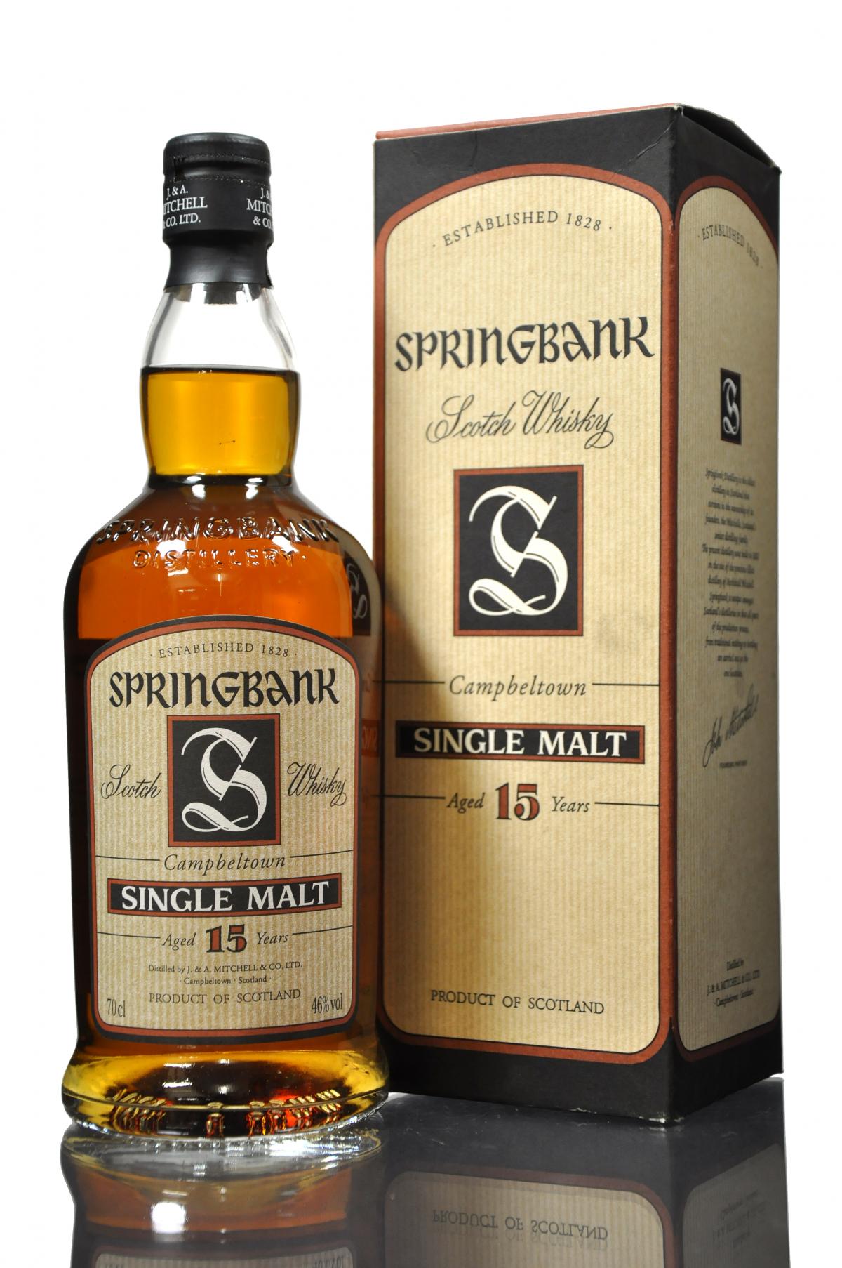 Springbank 15 Year Old - Mid 2000s