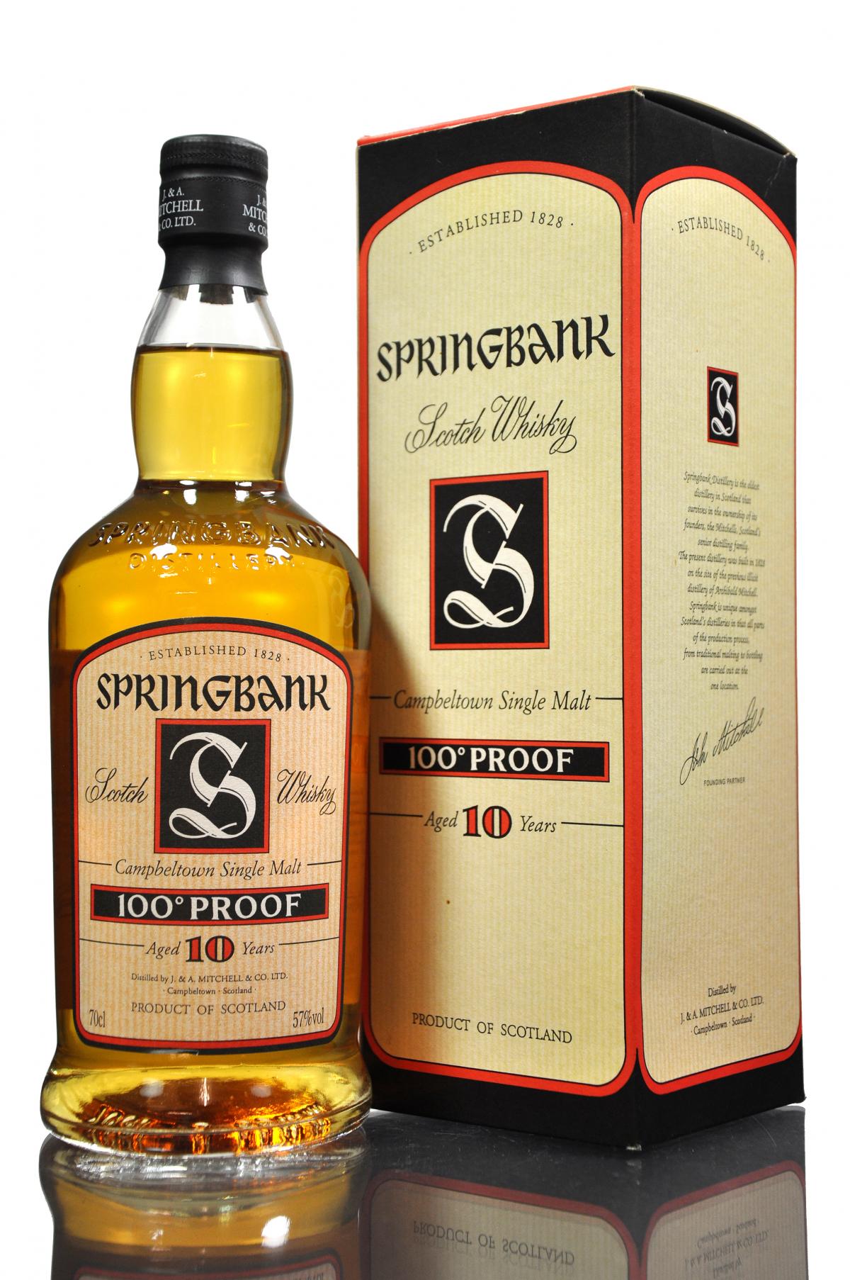 Springbank 10 Year Old - 100 Proof
