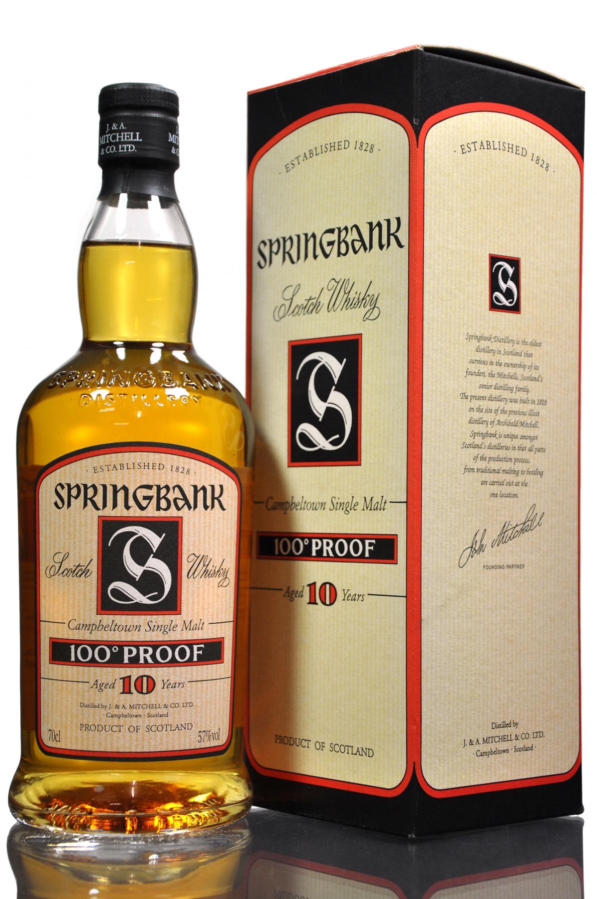 Springbank 10 Year Old - 100 Proof
