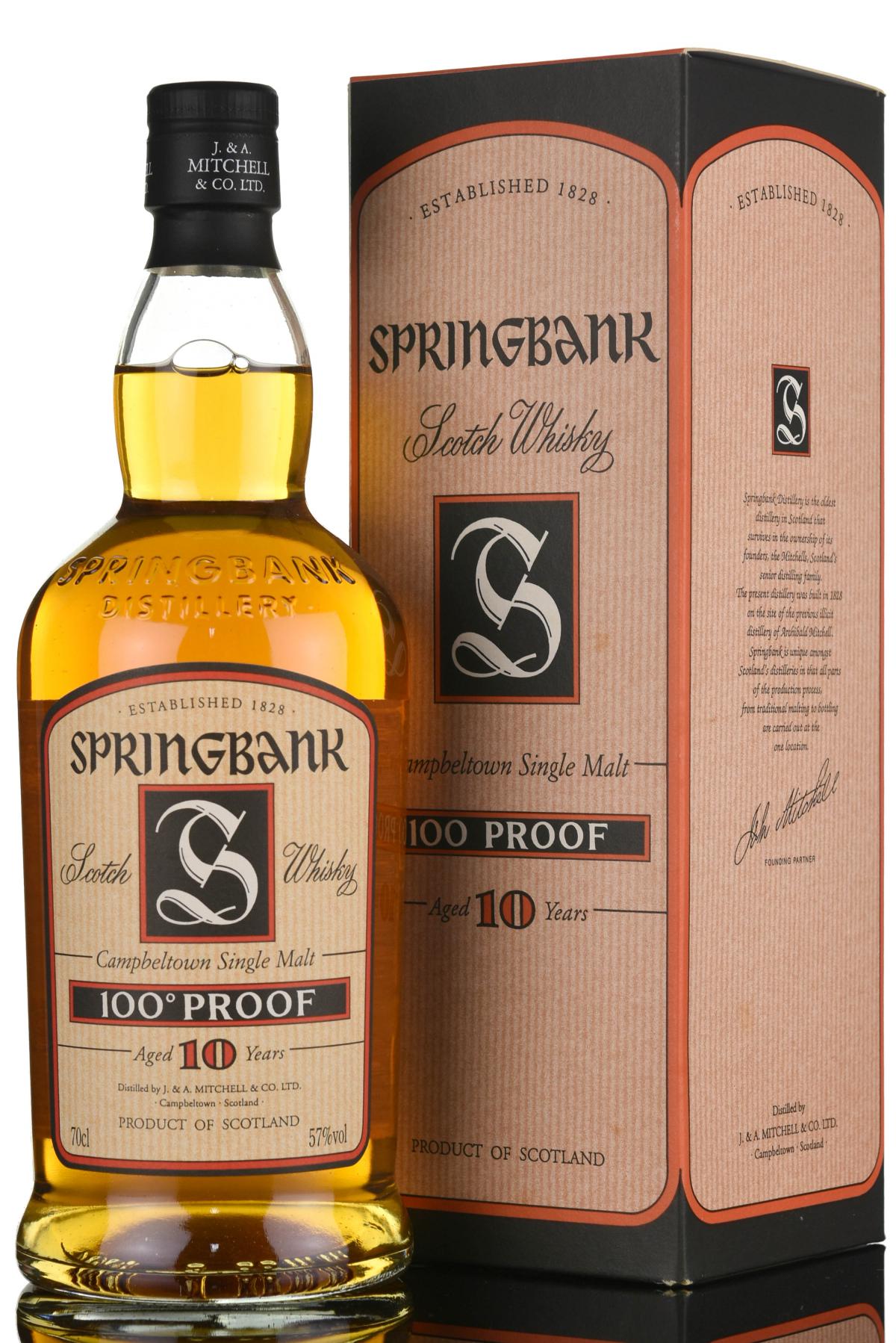 Springbank 10 Year Old - 100 Proof