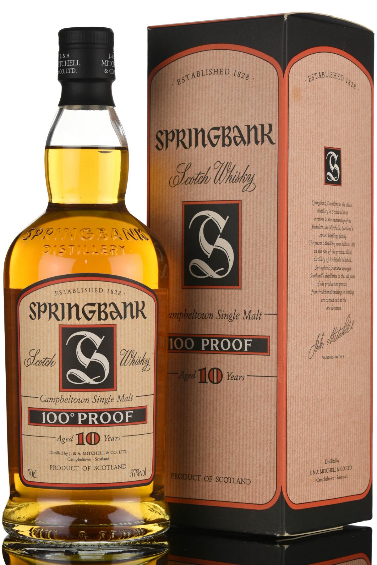Springbank 10 Year Old - 100 Proof
