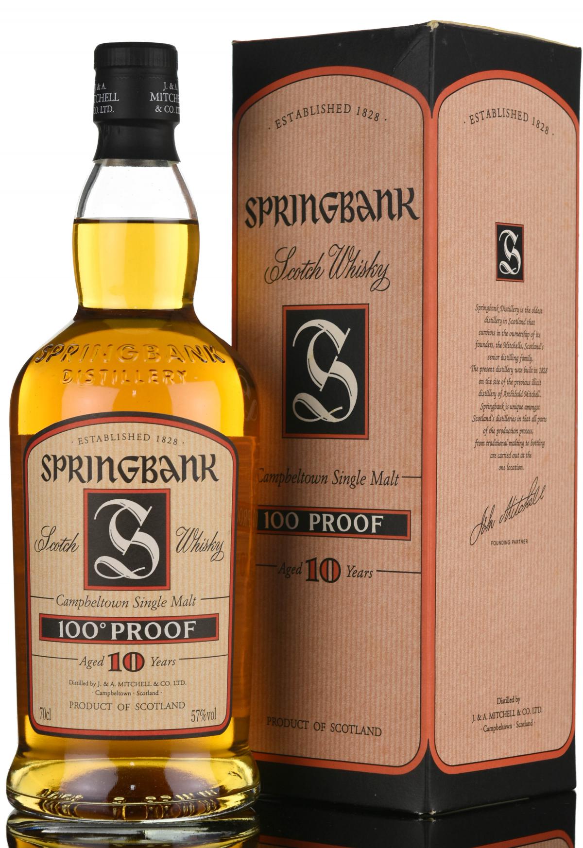 Springbank 10 Year Old - 100 Proof