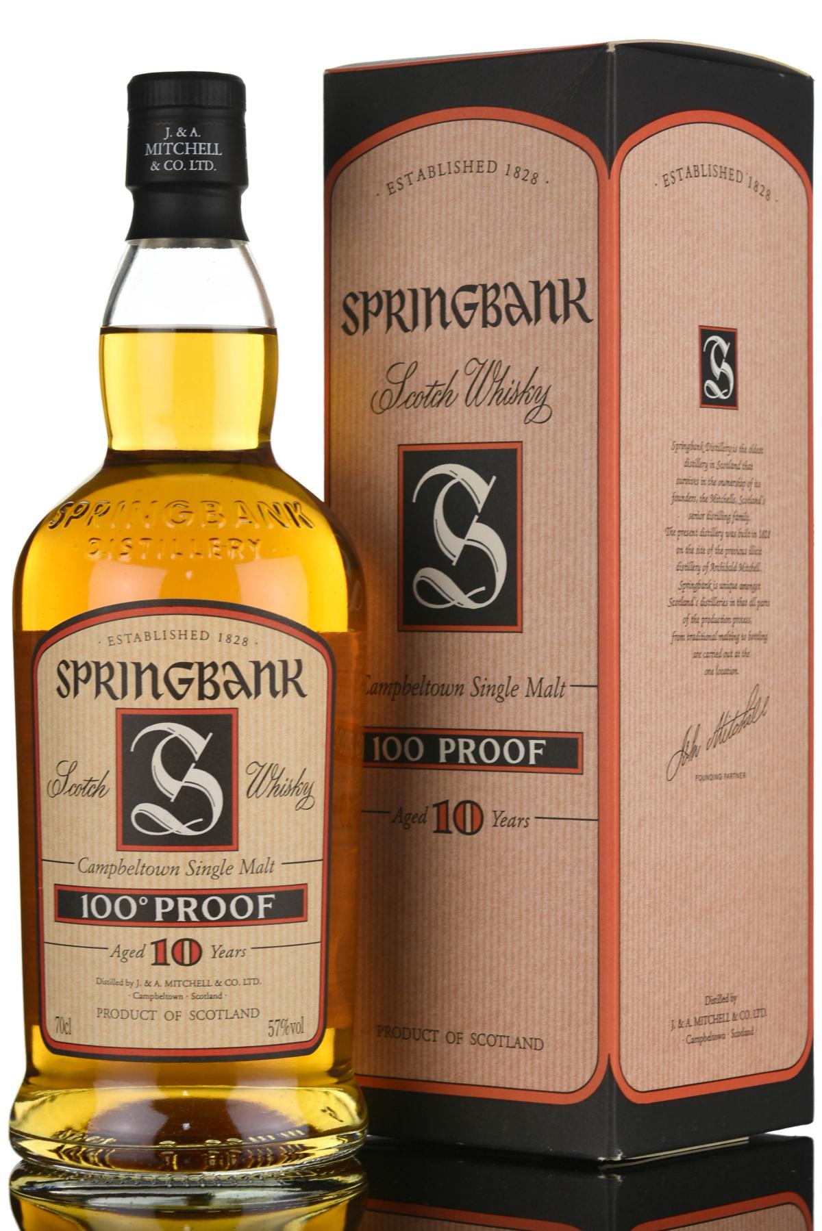 Springbank 10 Year Old - 100 Proof