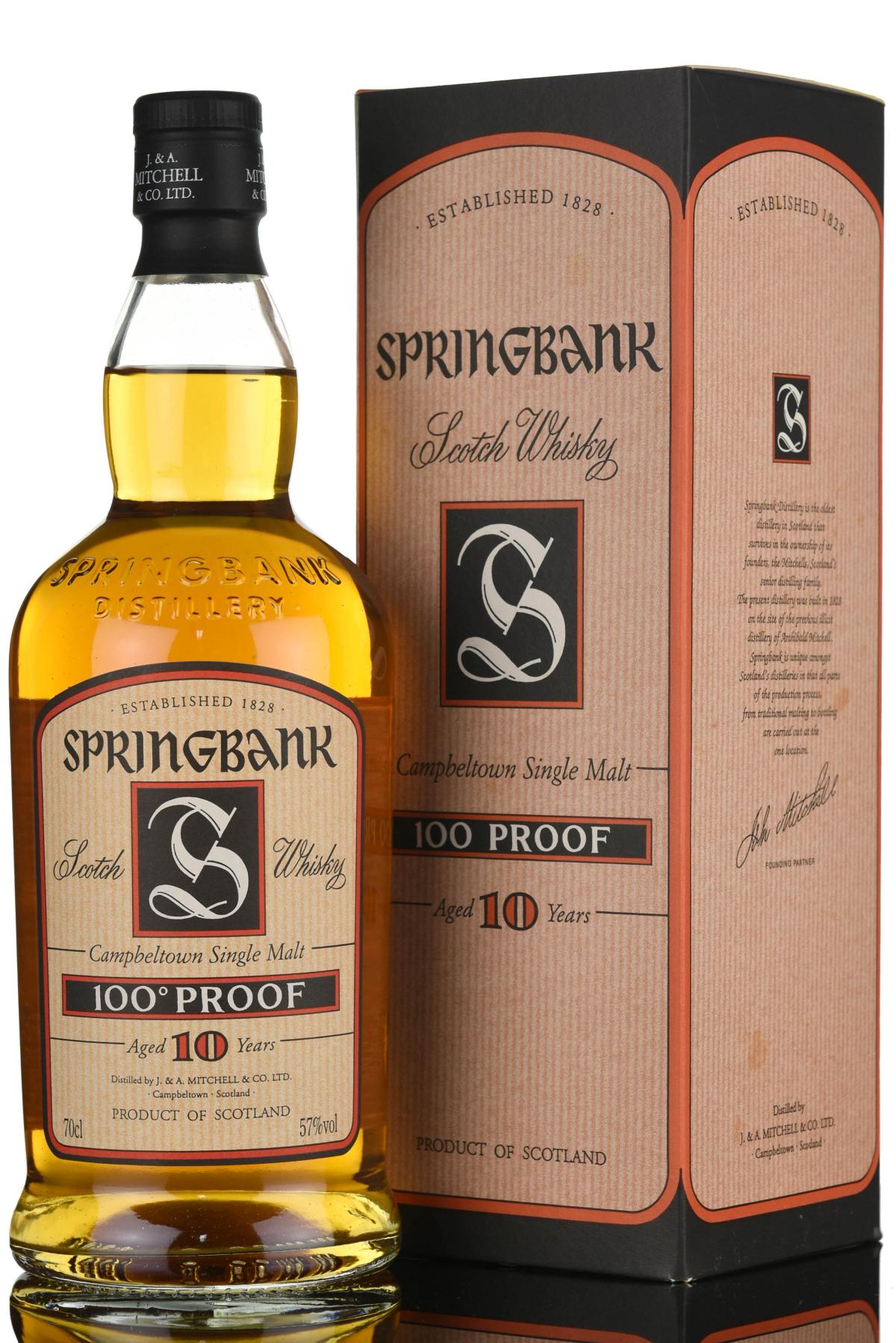 Springbank 10 Year Old - 100 Proof