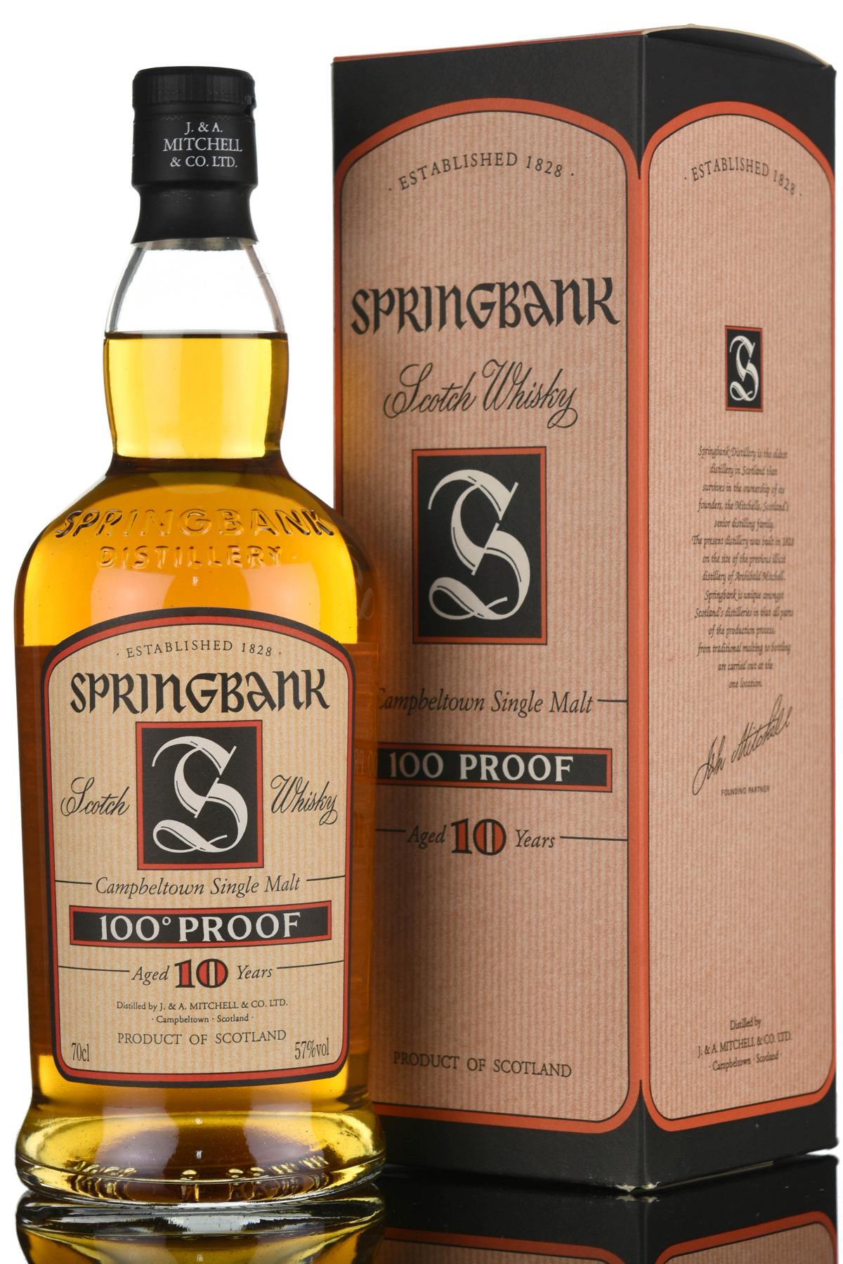 Springbank 10 Year Old - 100 Proof