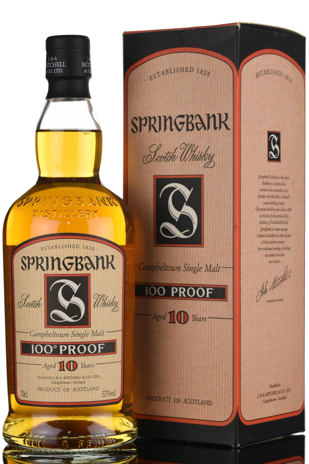 Springbank 10 Year Old - 100 Proof