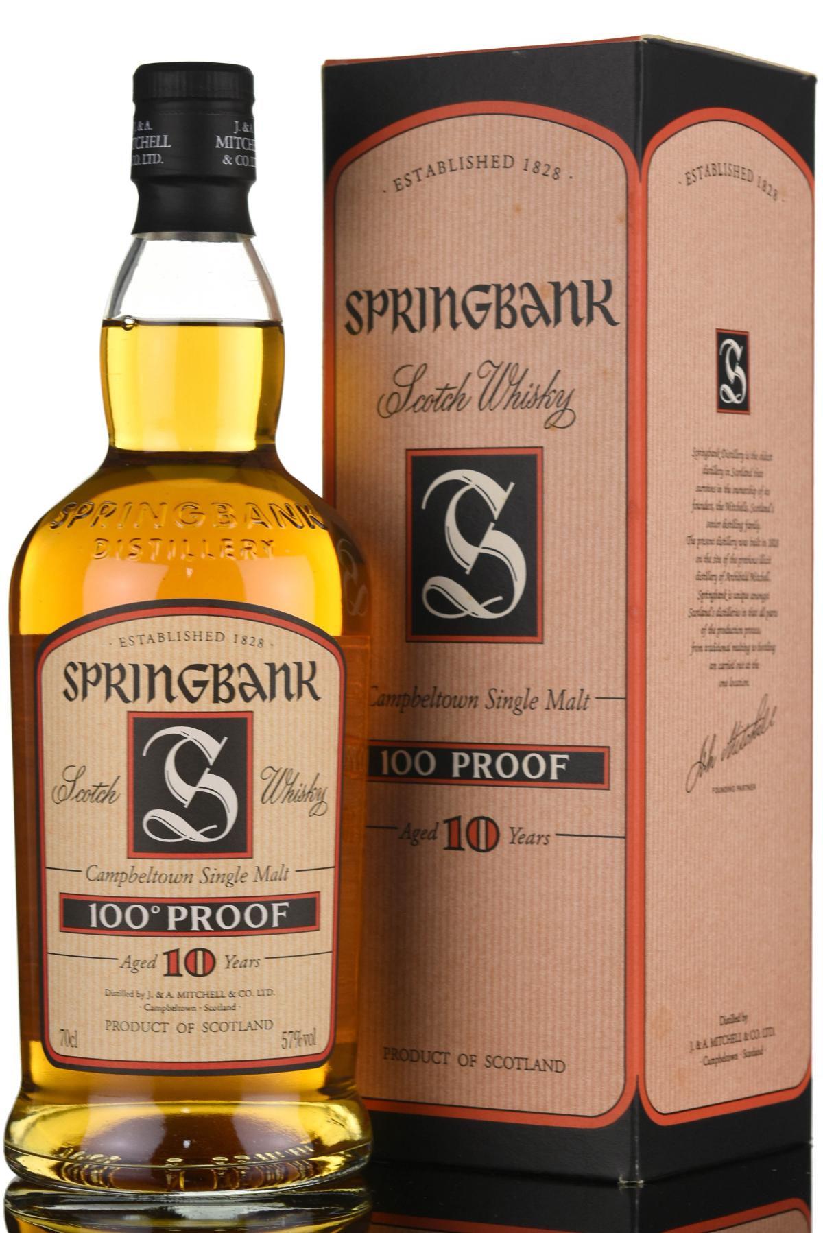 Springbank 10 Year Old - 100 Proof