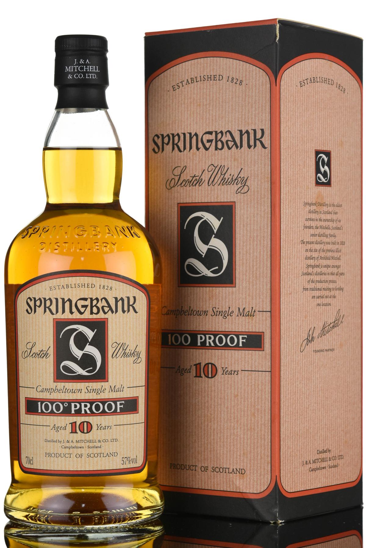 Springbank 10 Year Old - 100 Proof