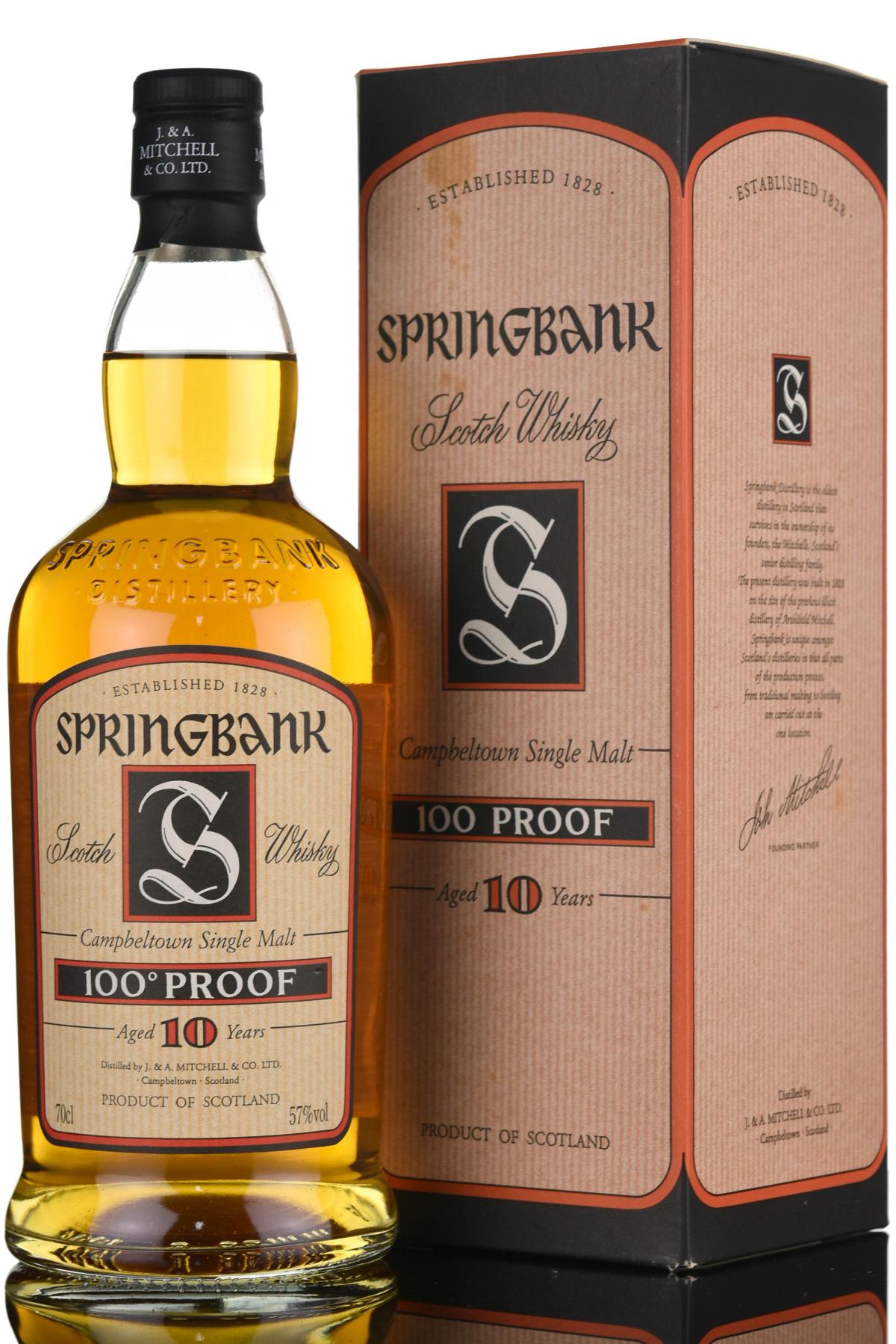 Springbank 10 Year Old - 100 Proof
