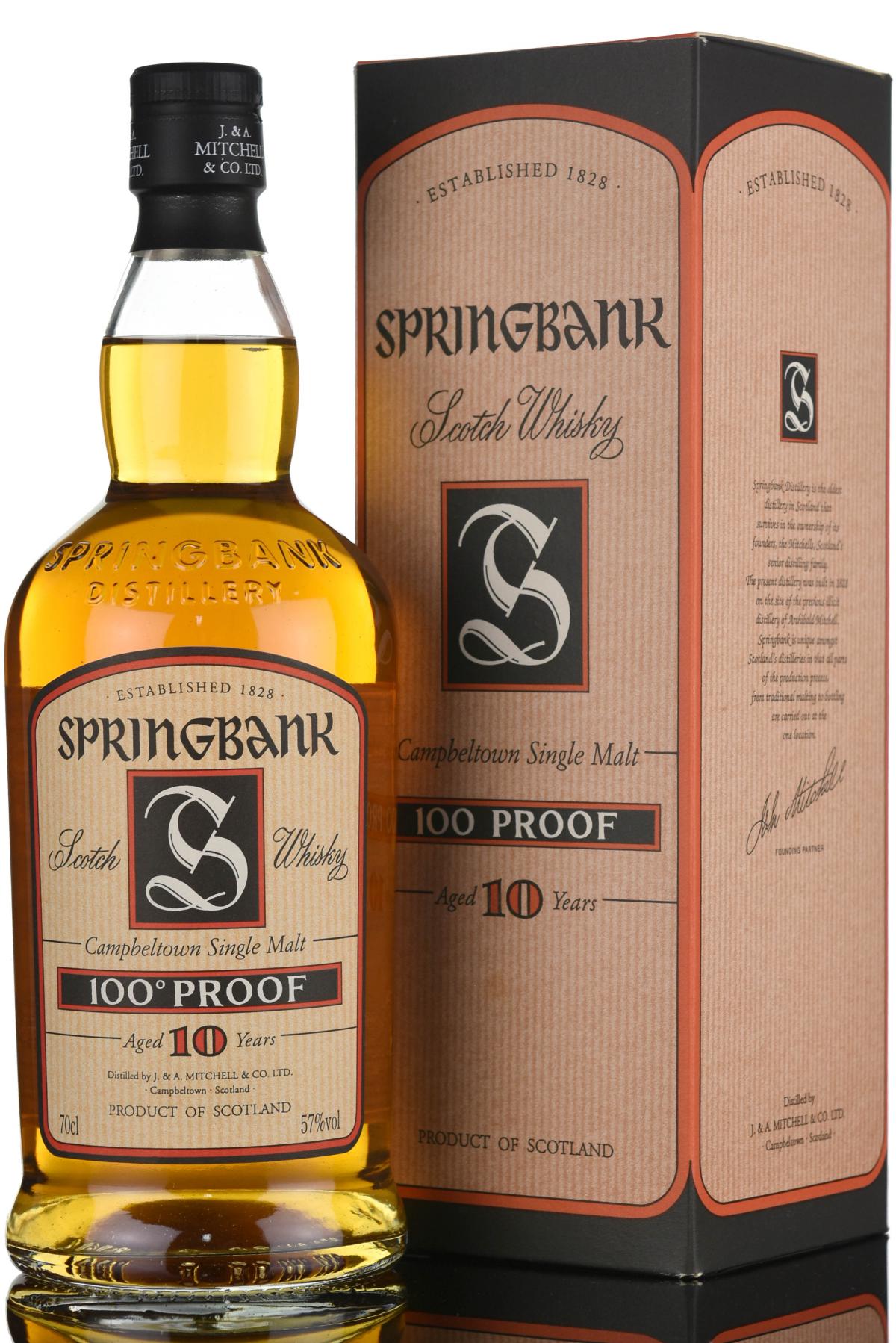 Springbank 10 Year Old - 100 Proof