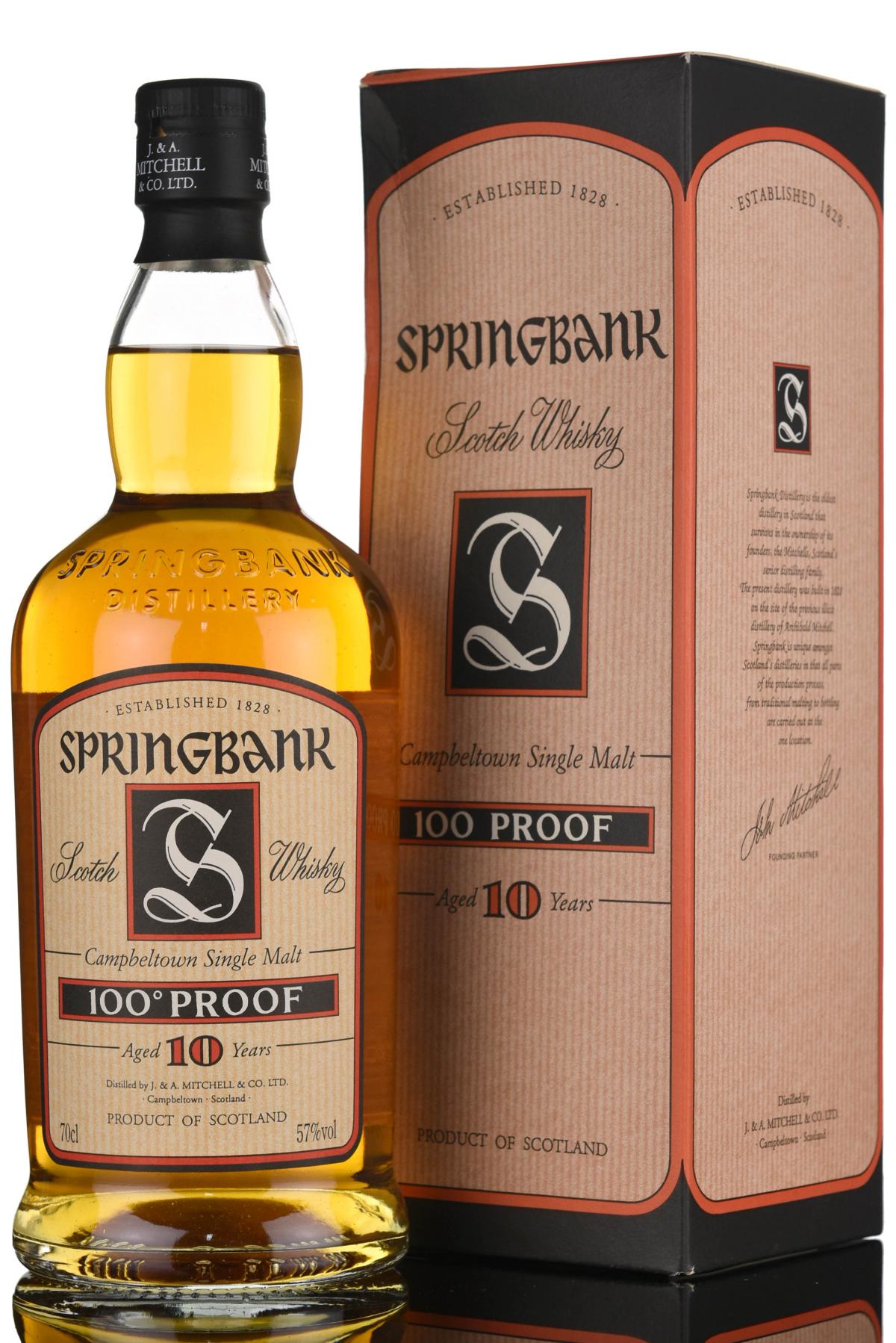 Springbank 10 Year Old - 100 Proof