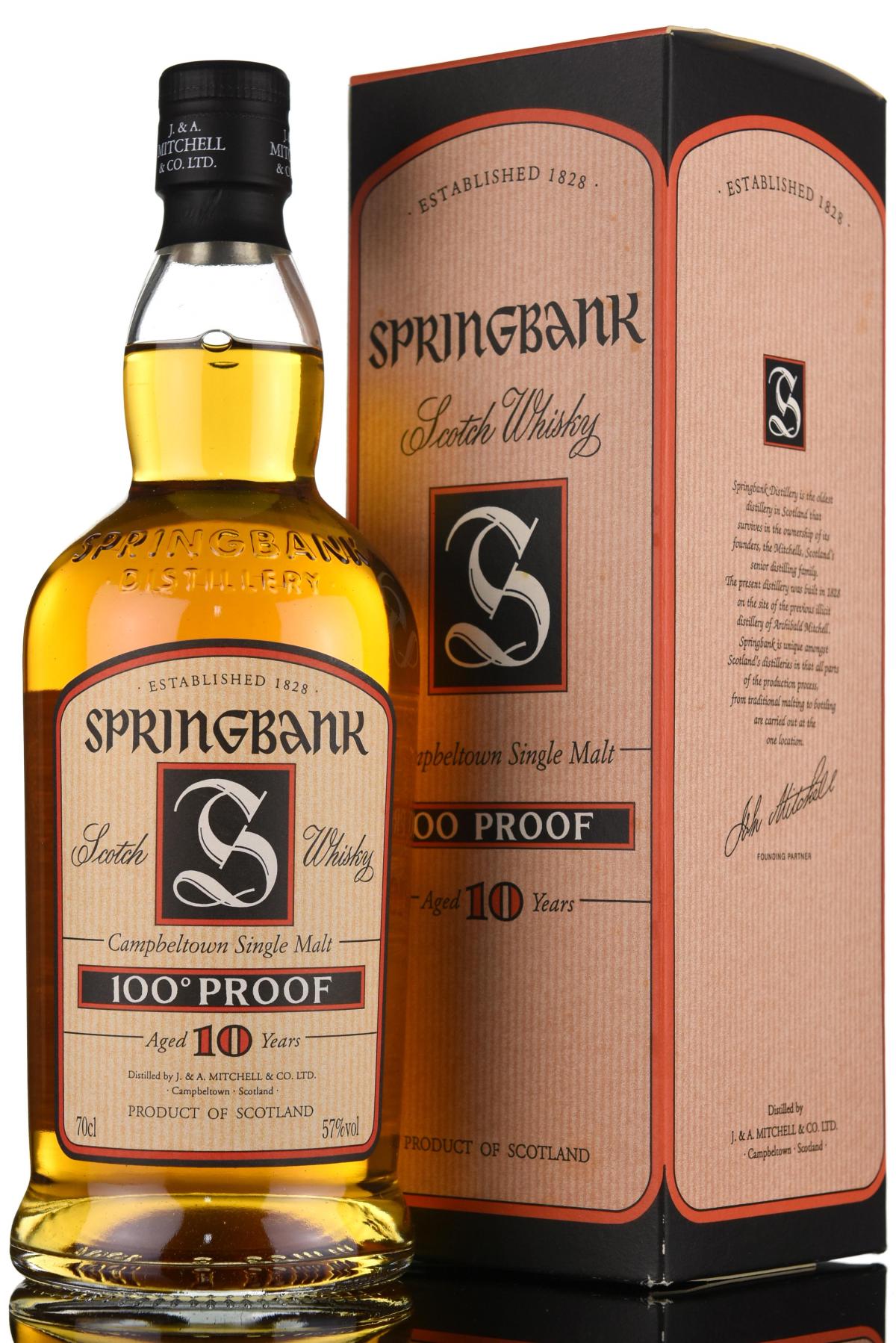 Springbank 10 Year Old - 100 Proof
