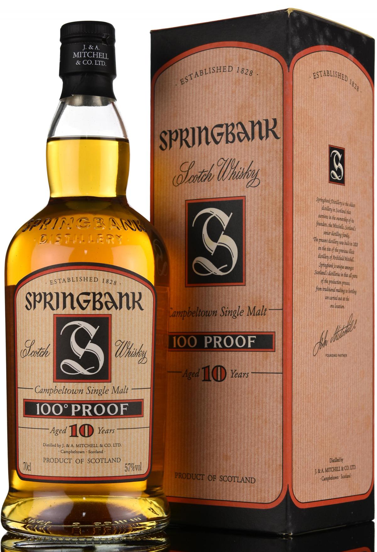Springbank 10 Year Old - 100 Proof
