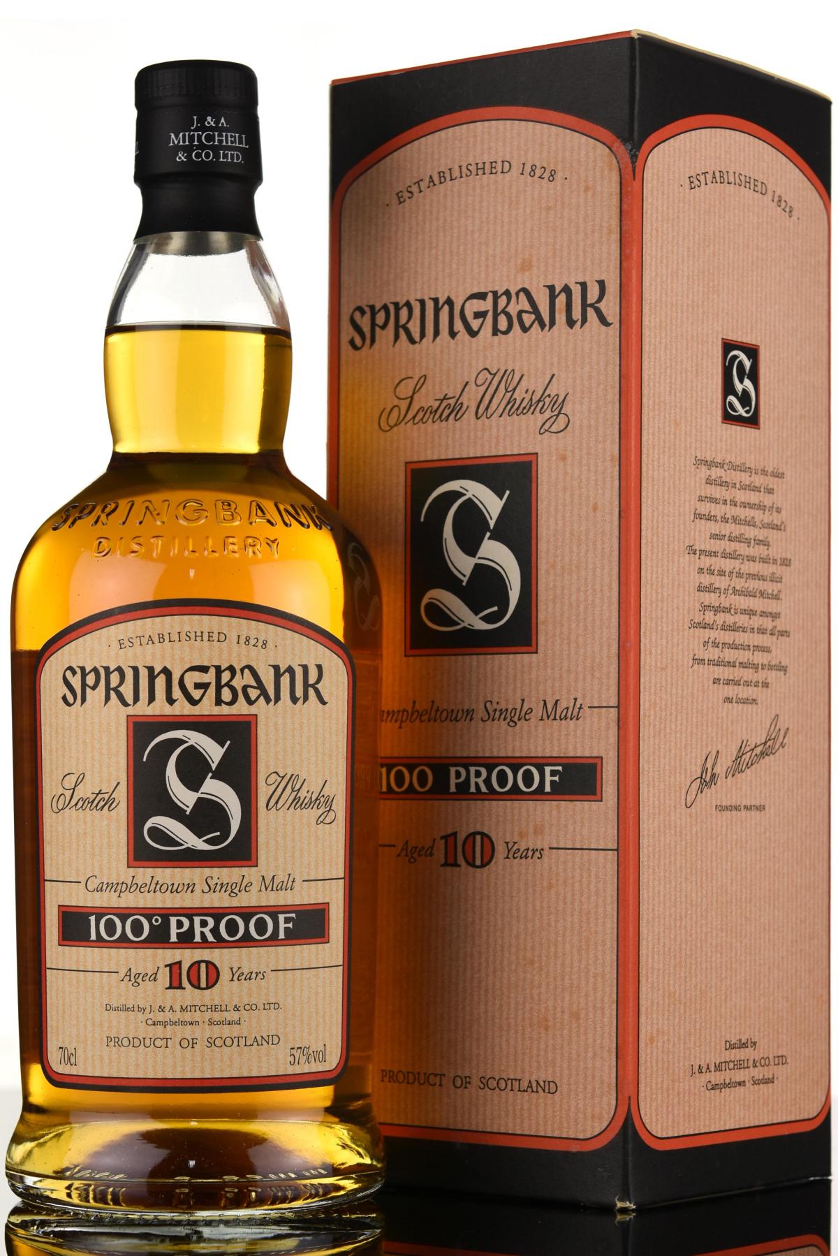 Springbank 10 Year Old - 100 Proof