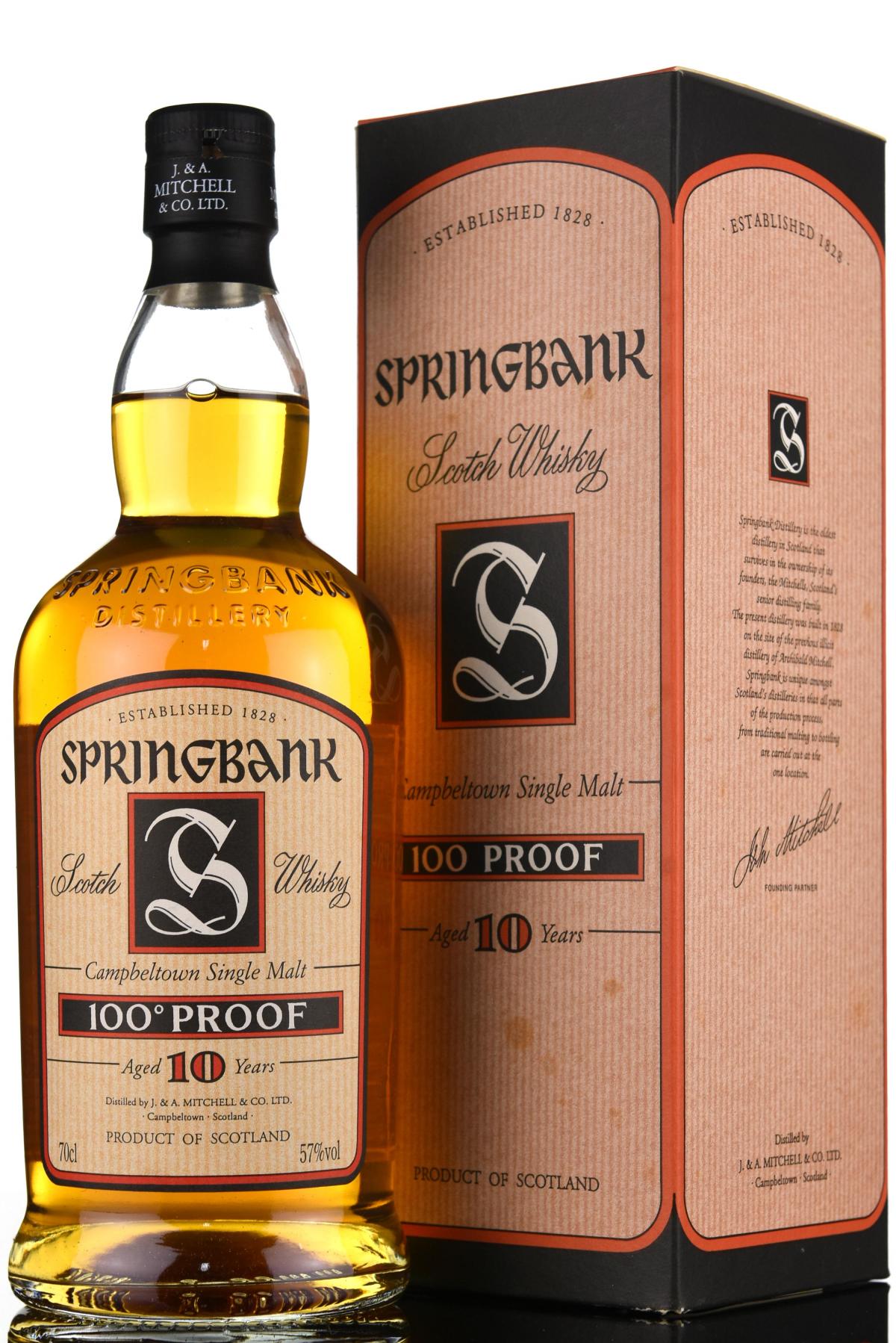 Springbank 10 Year Old - 100 Proof