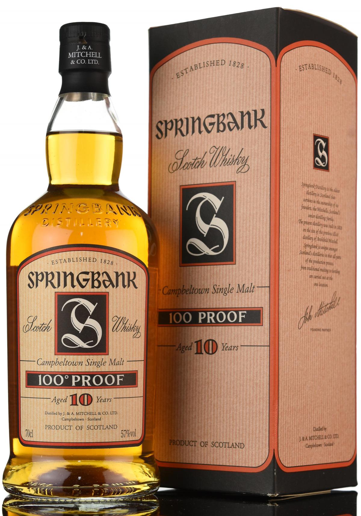 Springbank 10 Year Old - 100 Proof