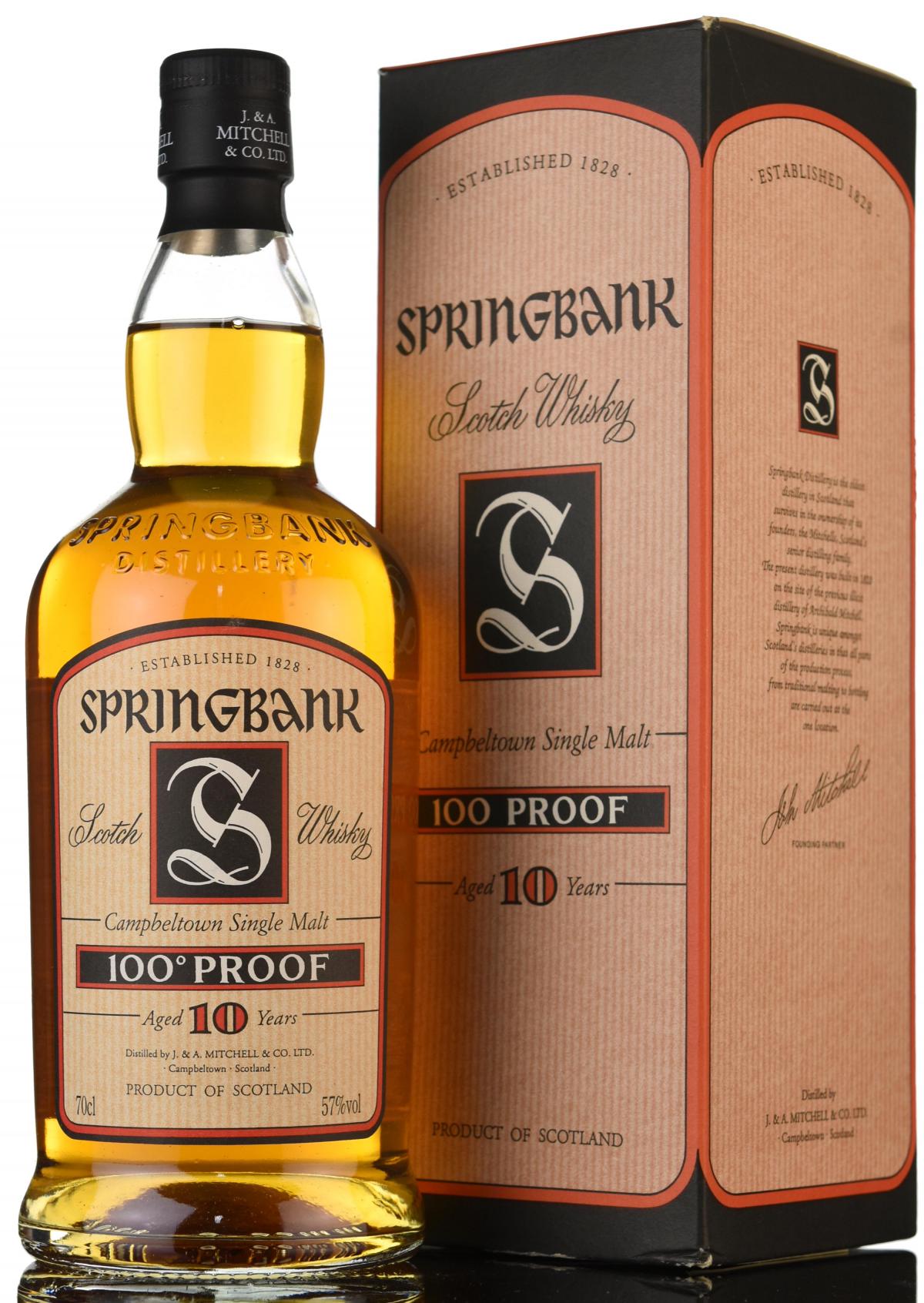 Springbank 10 Year Old - 100 Proof