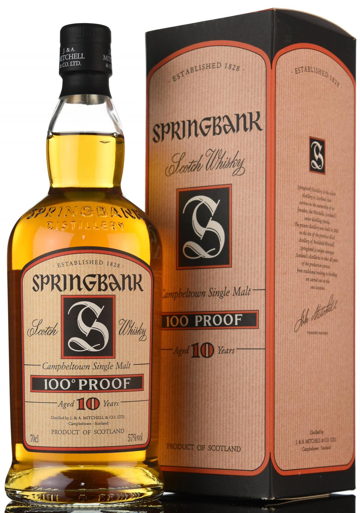 Springbank 10 Year Old - 100 Proof