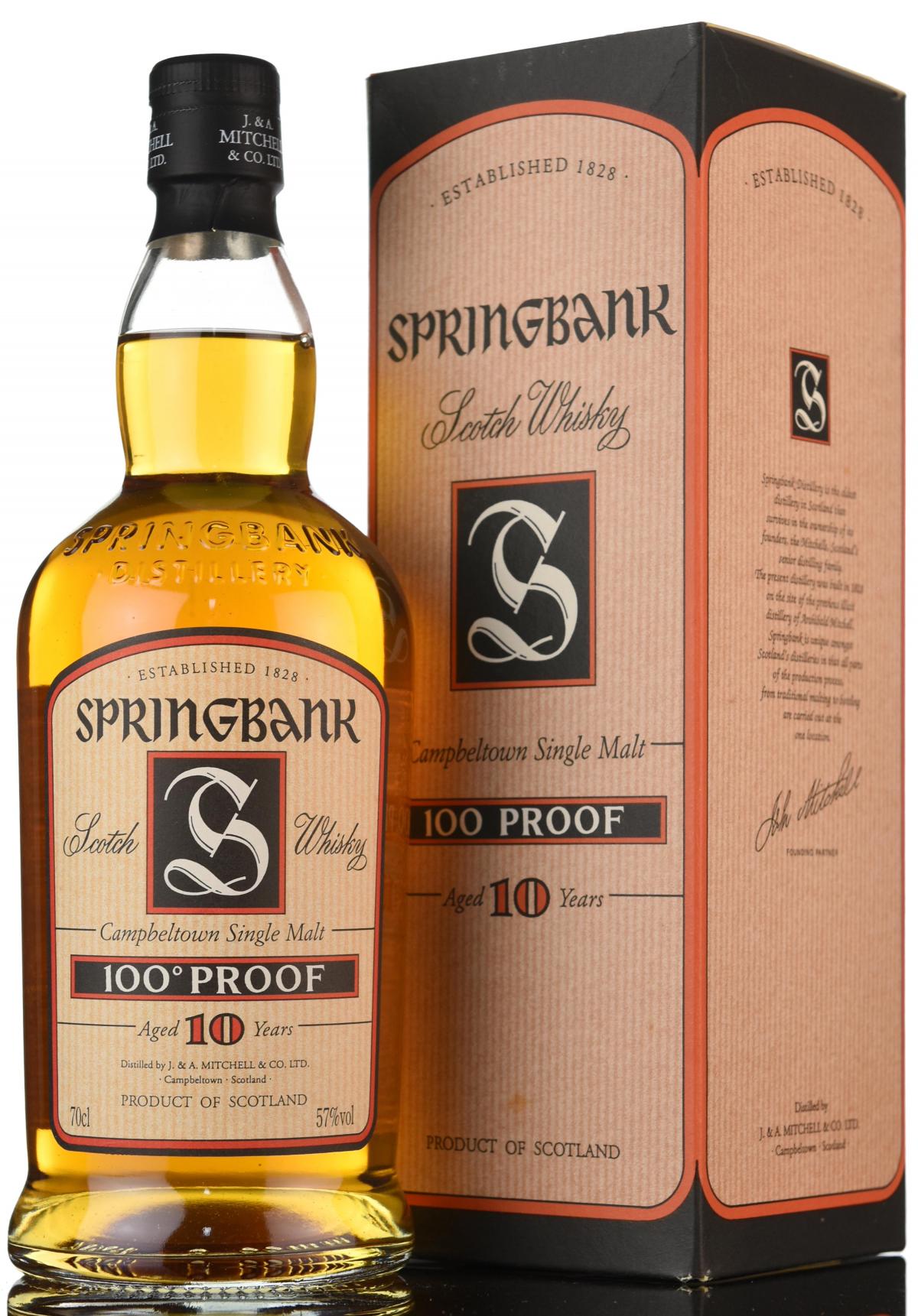 Springbank 10 Year Old - 100 Proof