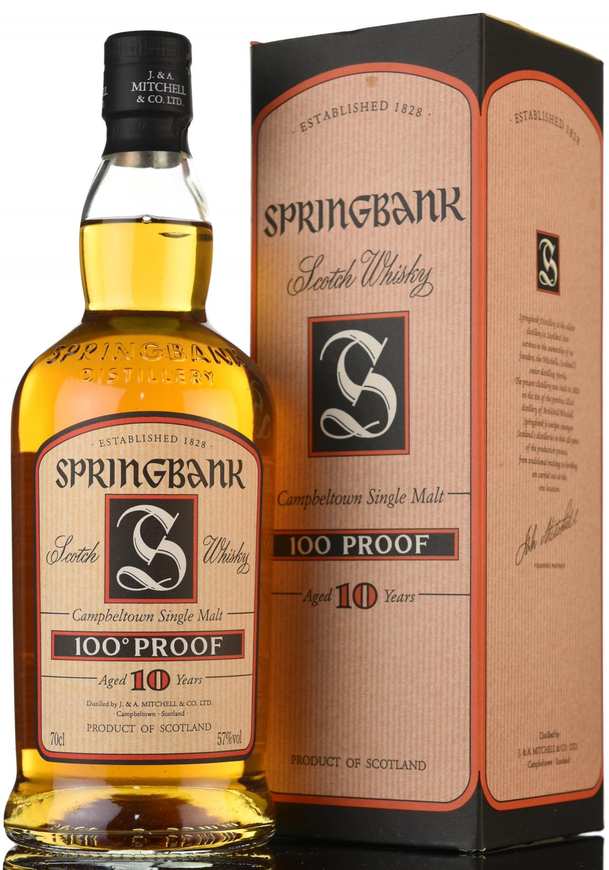 Springbank 10 Year Old - 100 Proof