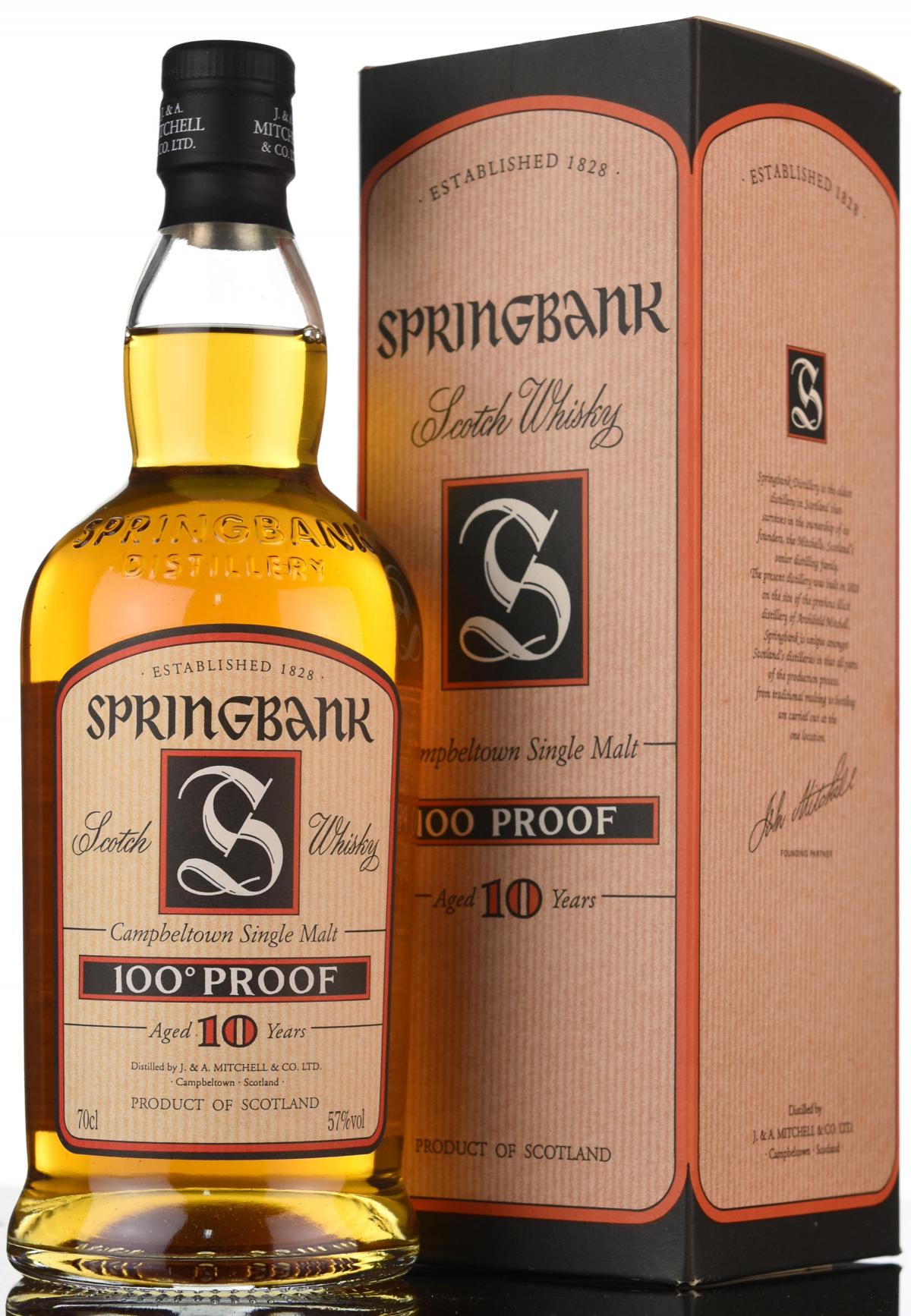 Springbank 10 Year Old - 100 Proof